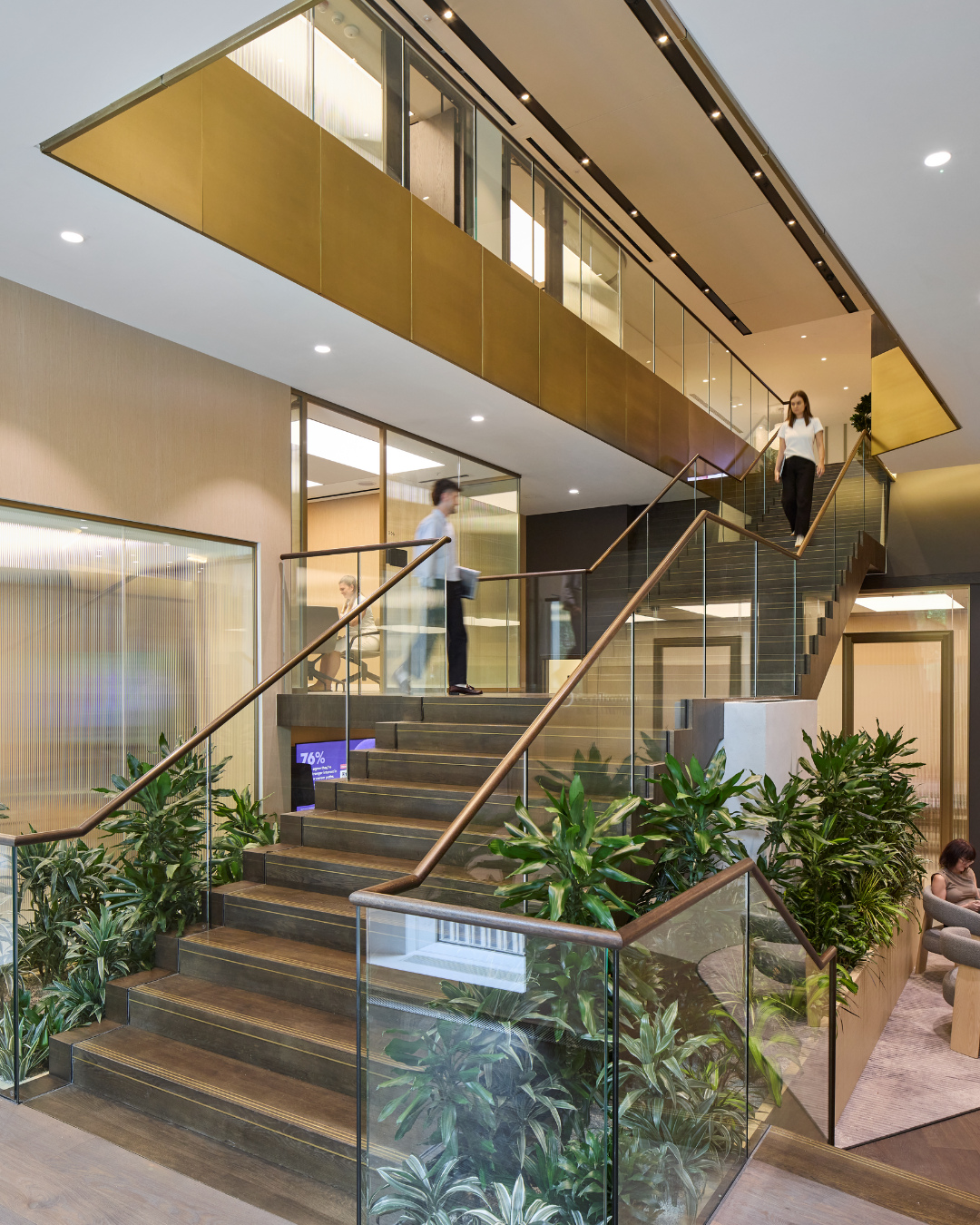 Grant Thornton UK | 8 Finsbury Circus
PDG are proud to have worked alongside Parkeray and HLW to deliver the Stage 4 Technical Design through to Construction for this impressive 100,000sqft of refurbished office space in the heart of London.
Designed with sustainability, accessibility, and wellbeing at its core, the project placed strong emphasis on:
🌿 Reuse of architectural finishes
🌿 Reuse of raised access flooring
🌿 Reuse and low-embodied-carbon furniture
Beyond design excellence, this project also championed social value - sourcing local subcontractors and partnering with diverse suppliers, showcasing what’s possible when collaboration, innovation, and ambition drive the brief.
👏 Congratulations to the PDG team - Gary Schofield, Uttara Godbole, Sara Dabouni, Michael Hynes, and Rachel Anderson - for their hard work and commitment in delivering a fantastic result!
Photography by: @huftonandcrow
.
.
#SustainableDesign
#OfficeFitOut
#LowCarbonDesign
#CollaborativeDelivery
#SocialValue