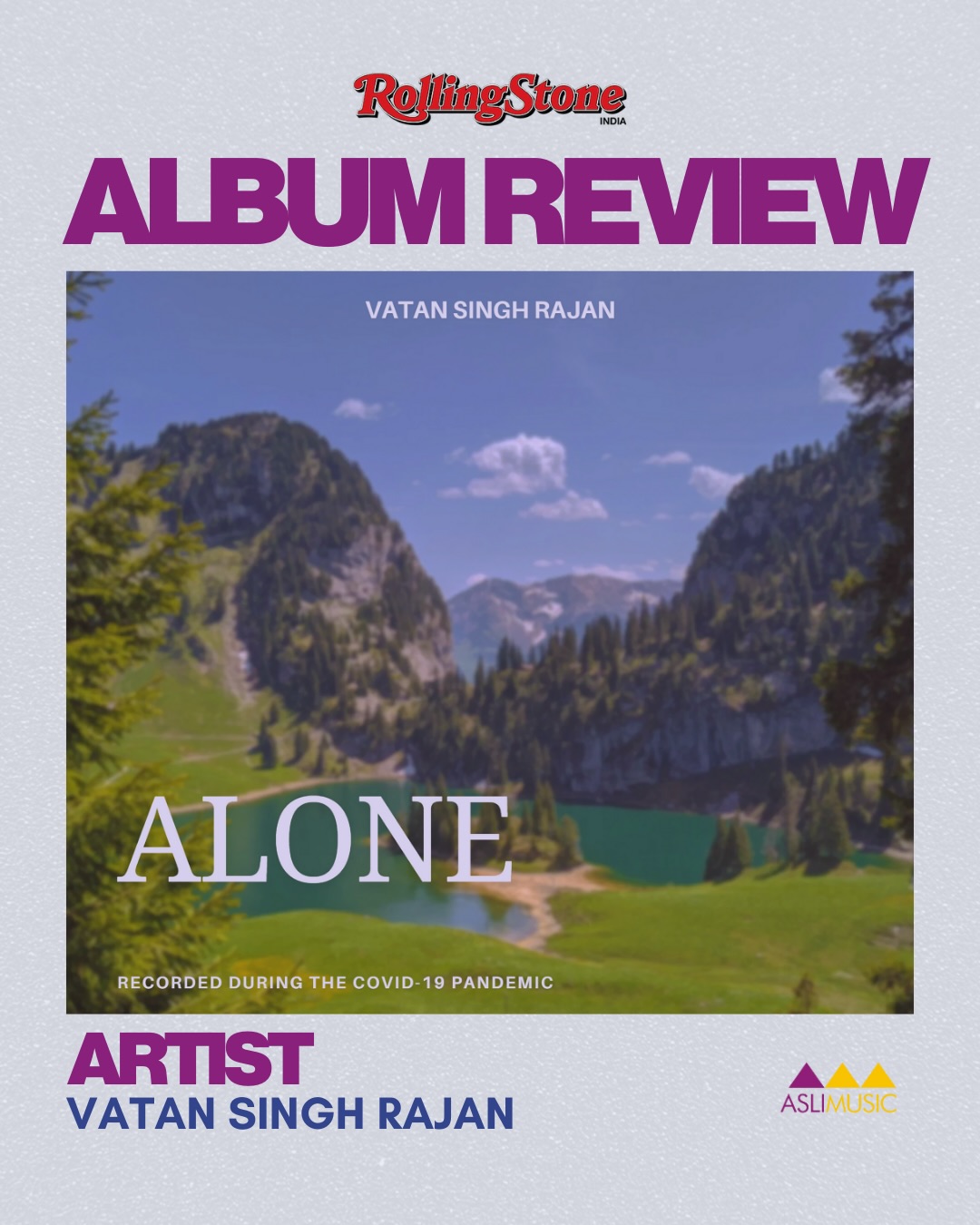 From a self-taught drummer in Delhi to a trailblazing bandleader in New York, Vatan Singh Rajan is all set to make a mark in Experimental Jazz
@rollingstonein dives into Vatan’s latest EP ‘Alone’; a project where the drummer/composer played every part with minimal overdubs, custom-built instruments, and even hand-engineered microphones.
“An atmospheric, unsettling and improvisational-heavy set that has never been heard from an Indian jazz drummer.”
Check out Alone EP at the link in bio.
