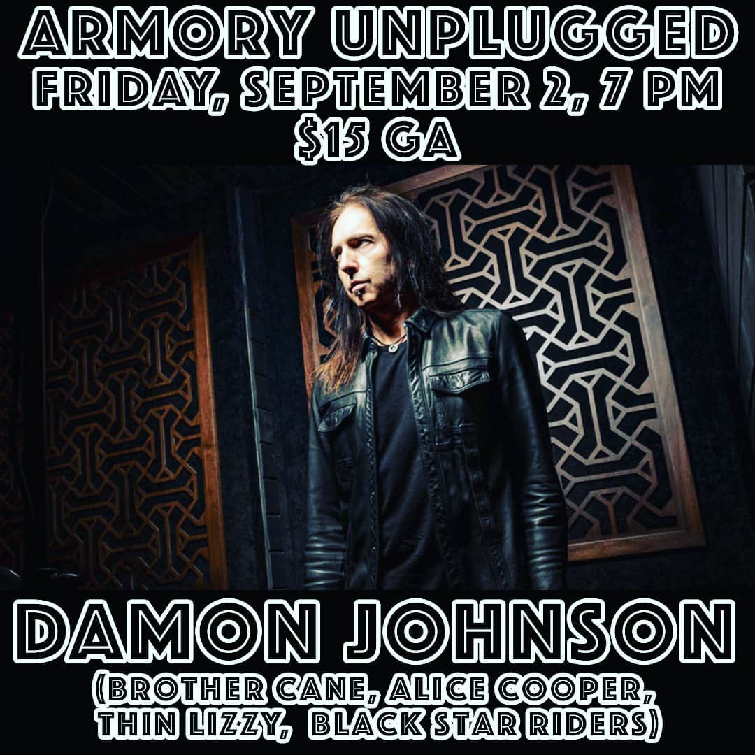 Damon Johnson has shared the limelight with acts such as Alice Cooper and Thin Lizzy. See him @ The Armory with John Corabi and Romero. Friday, September 6.
#classicrock #acousticmusic #brighton #coloradomusic #thinlizzy #alicecooper