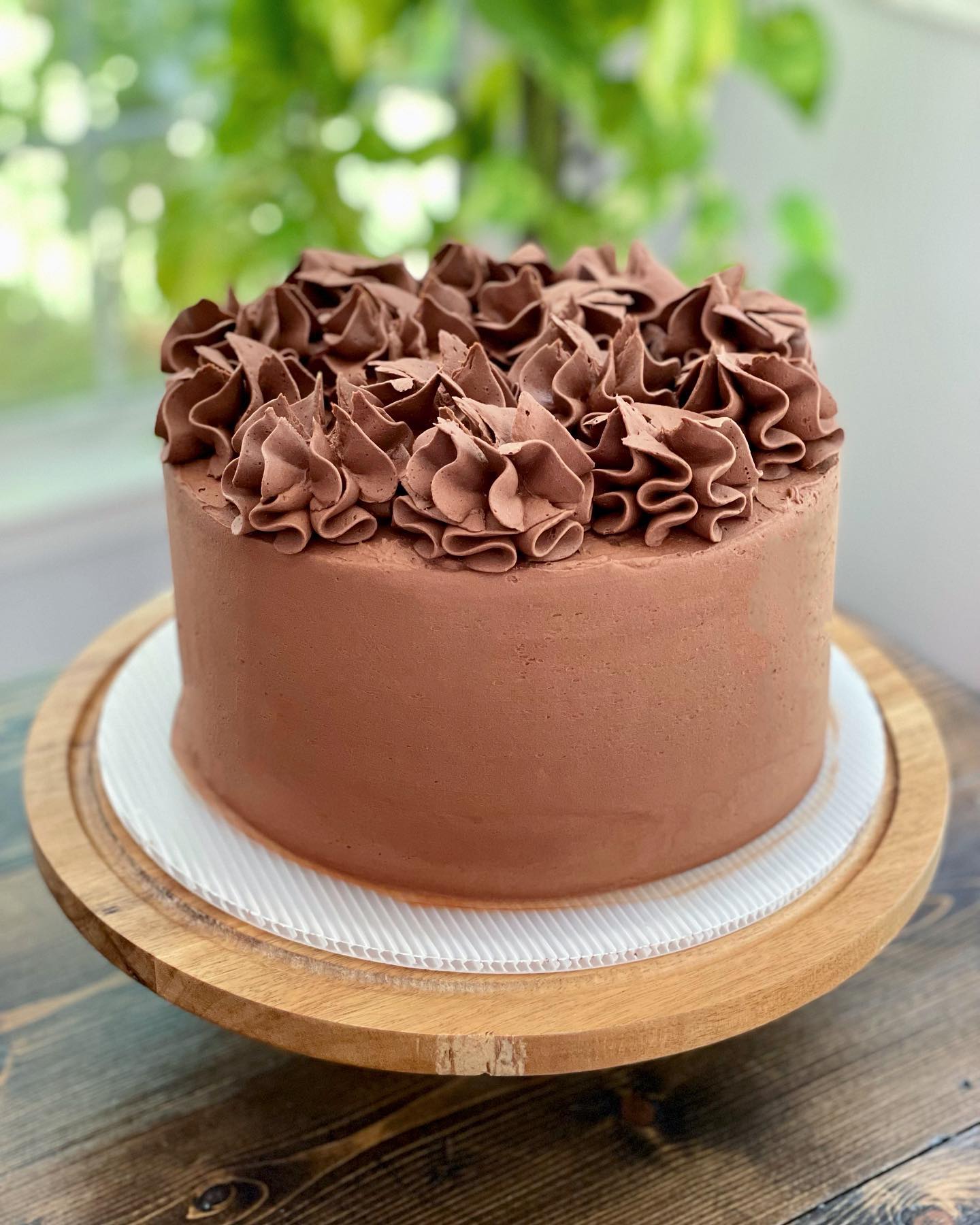 Classic yellow cake with fudgey frosting never goes out of style.