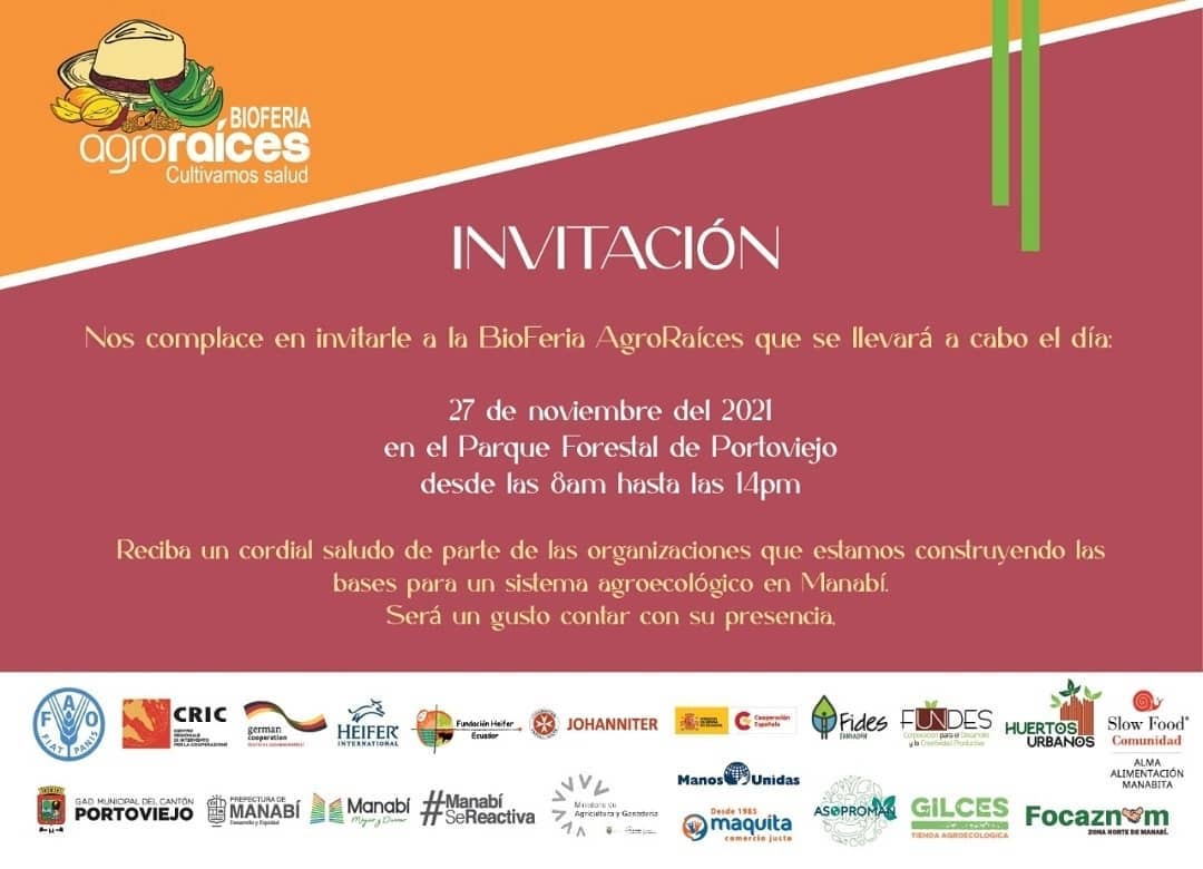 Una iniciativa del Proyecto "Alimentando a la Ciudad" de @fao tendrá apertura mañana a las 08:00 ✔️ #BioferiaAgroraíces te espera!
¡NO FALTES✨🌳!
#alimentacionsana #alimentandolaciudad #soymanabacomosano #bioferiaagroraices #alimentacionsustentable #cultivamossalud