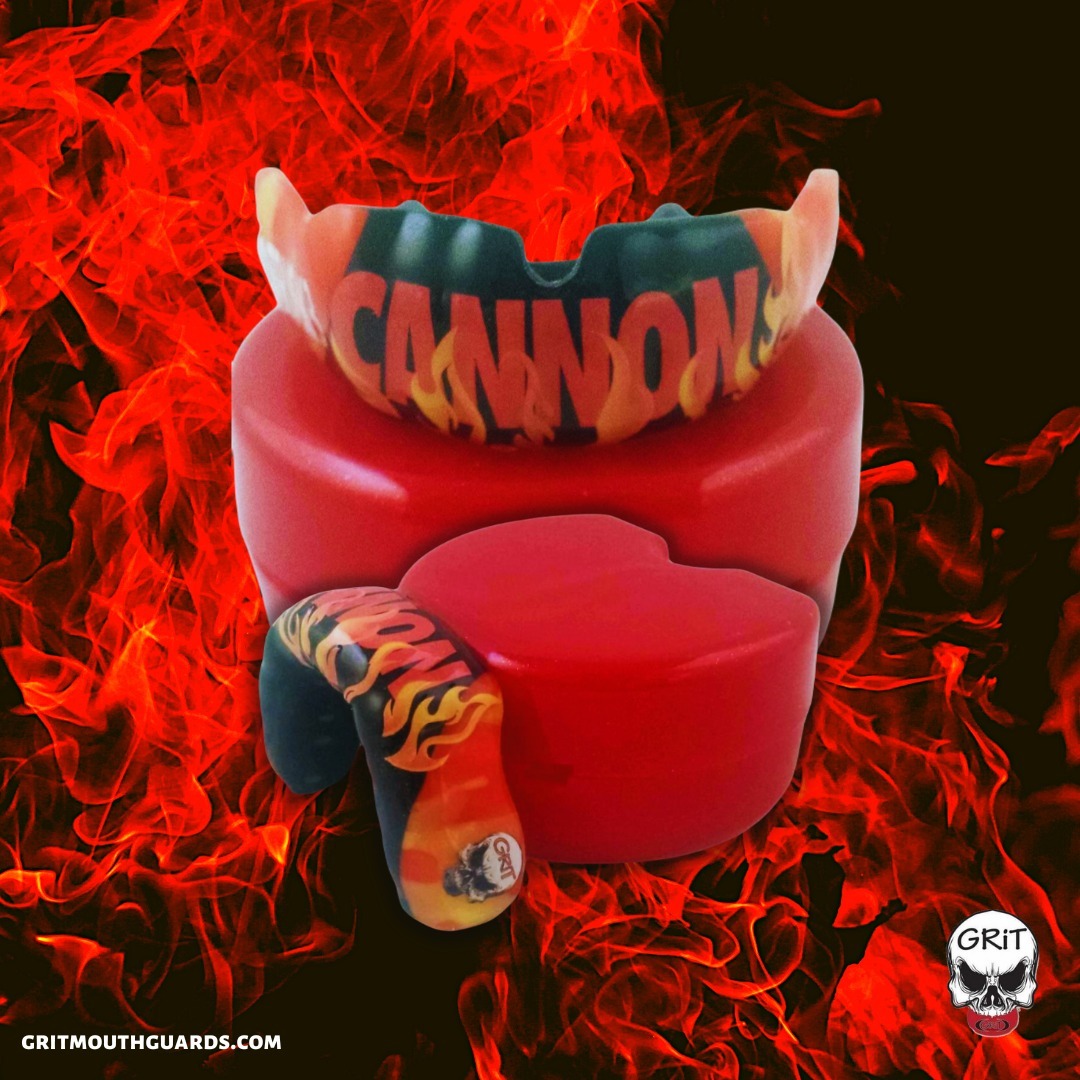 CANNON fire custom mouthguard. www.gritmouthguards.com
#gritmouthguards #chicagofire #chicagofiredepartment #cannon #mouthguard #mouthguards #fire #flames