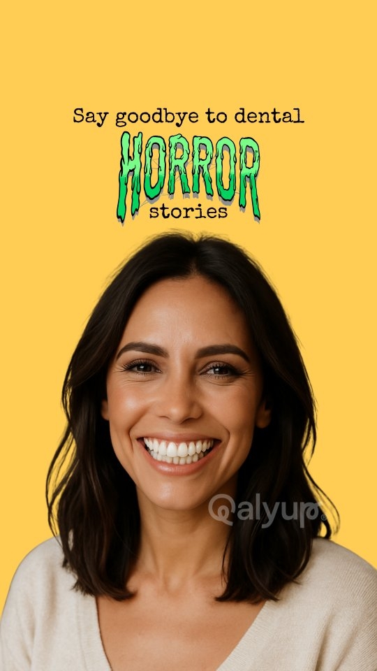 Going to the dentist can feel like a horror movie 🦷🧟♀️
A dark basement. The whine of the drill. Weeks waiting for an appointment just to be told it’ll cost more than your holiday.
That sinking feeling where you’re not sure what will hurt more… your mouth or your pocket.
Yeah… we get the chills too 😬
But it doesn’t have to be that way.
In fact, it can be a lot better when you choose to travel abroad for your care with Qalyup.
✨ Clear, transparent pricing — no surprises
✨ Carefully vetted clinics you can trust
✨ The Qalyup Warranty — if something goes wrong, we’ve got your aftercare covered
And yes, you get a holiday along the way 🌴✈️
Better care. Fewer fears. Total peace of mind.
Choose wisely with Qalyup 💜
#DentalImplants #CareYouCanTrust #WeGetIt #Qalyup
