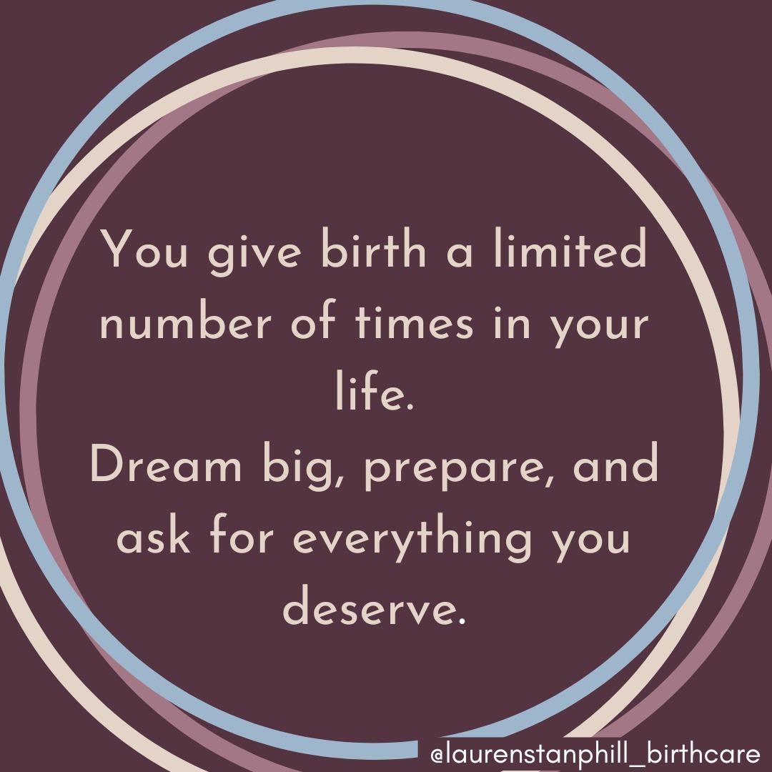 There are almost no guarantees in birth, but it is a journey you are sure to remember.
A mom who feels respected, cared for, and supported in birth is far more likely to enter those fragile early postpartum days feeling loved, empowered, capable, and confident.
Take the time to think about and visualize the birth you want. Prepare yourself physically, mentally, and emotionally. Prioritize finding and surrounding yourself with a team that wholeheartedly supports you in those decisions.
Send me a DM to learn more about how a doula can help you achieve the birth YOU deserve!
#BirthDoula #birthsupport #empoweredbirth #dreambig #birthstory #respectfulbirth #birthjourney #novadoula #dmvdoula