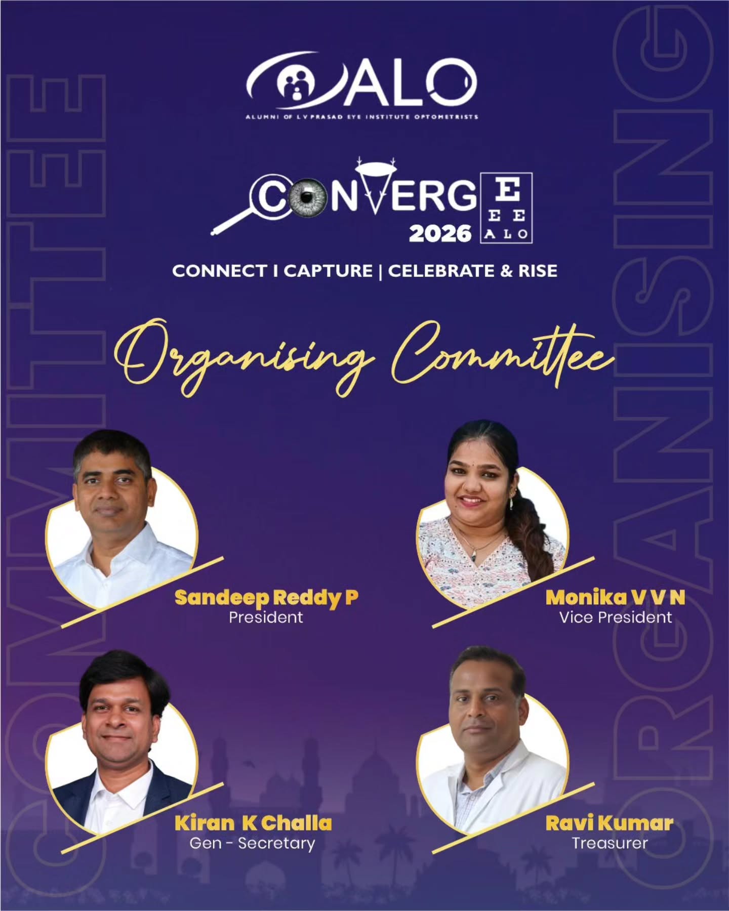 Meet the Organising Committee of Converge 2026 — the team behind the vision.