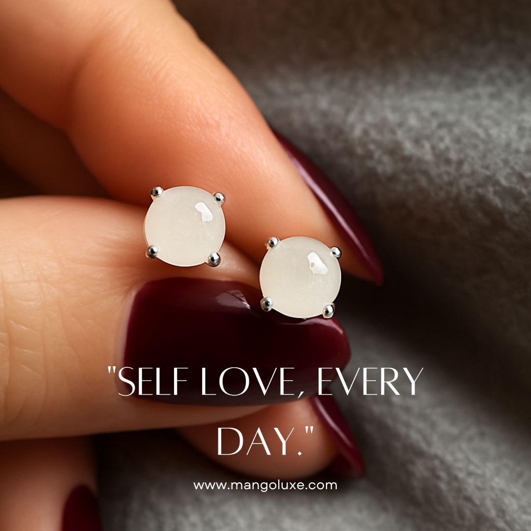 A little reminder: you don’t need a reason to buy yourself jewellery ✨
These rose quartz solitaire earrings made in a matt finish are the latest addition to our Tara Collection. Rose quartz encourages self love and compassion.
Our pieces are designed for everyday wear — subtle, calming, and made to feel like you.
Self-love, but make it effortless.
#MangoLuxe #SelfLoveStyle #EverydayJewellery #MinimalJewellery #QuietLuxury #JewelleryYoullWear #SlowMade #JewelleryForYou #rosequartz #earrings