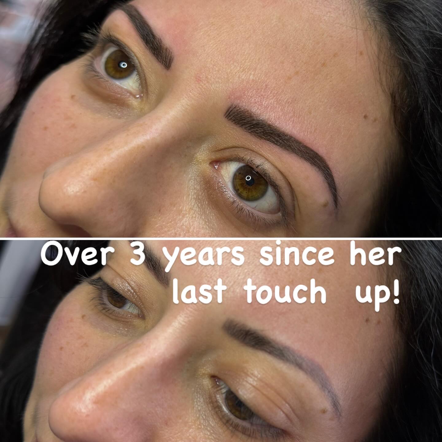 Lifestyle and skin type determine how often you need a color boost. Most clients like them every 12-24 months, but others can’t wait even longer.