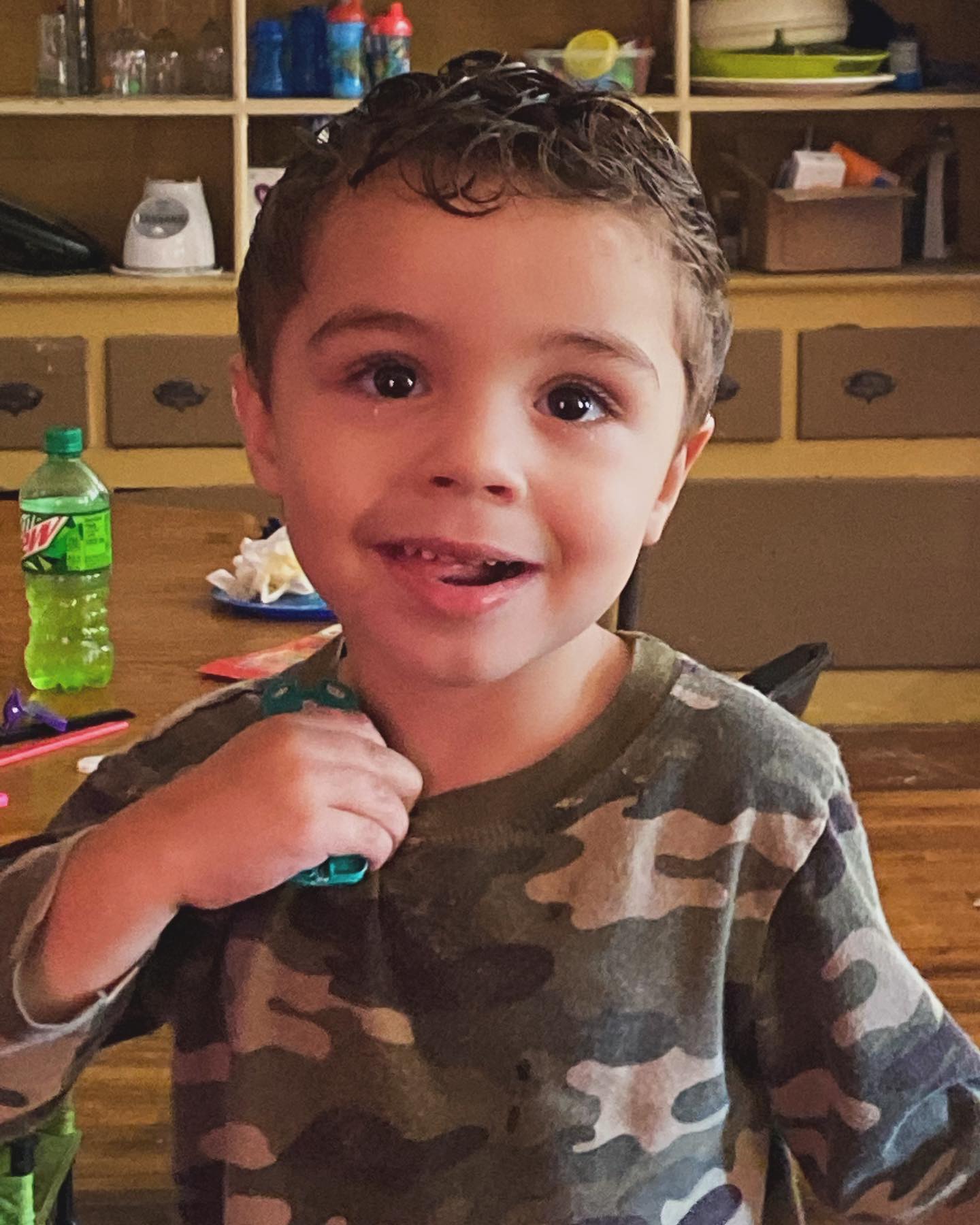 Giving this little cutie his charm😁