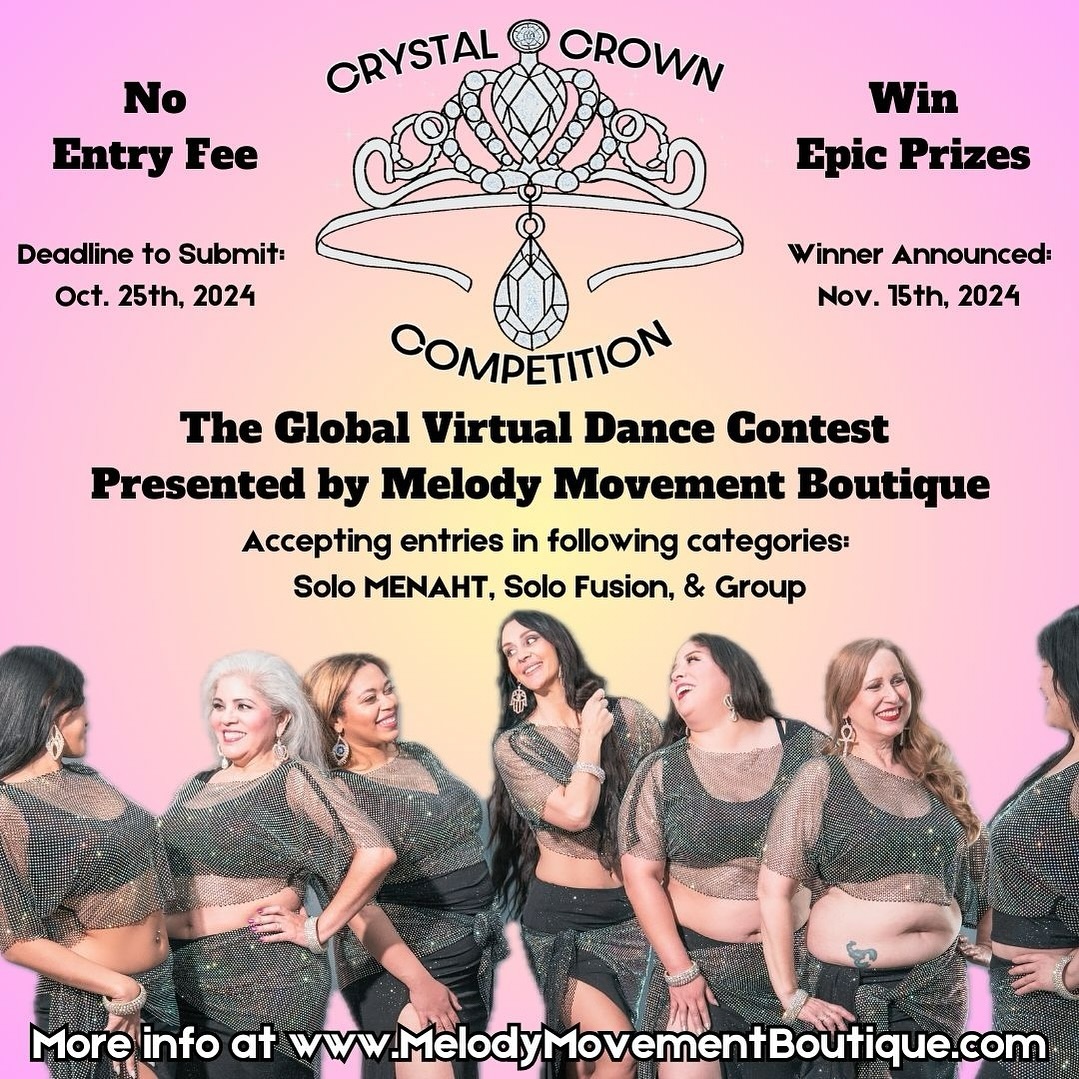 Have you only taken a few dance classes? Or have you taught workshops at dance fests for years? Are you a content creator? Do you love to wear comfortable, elegant, and versatile costumes? There’s a place for you in the ✨Crystal Crown Competition✨
Check out our website for more information & add something sparkly to your cart while you’re at it!
#dancecontest #melodymovementboutique #crystalcrowncompetition #melodymovement #crystalcrown #winprizes #noentryfee #dancecompetition