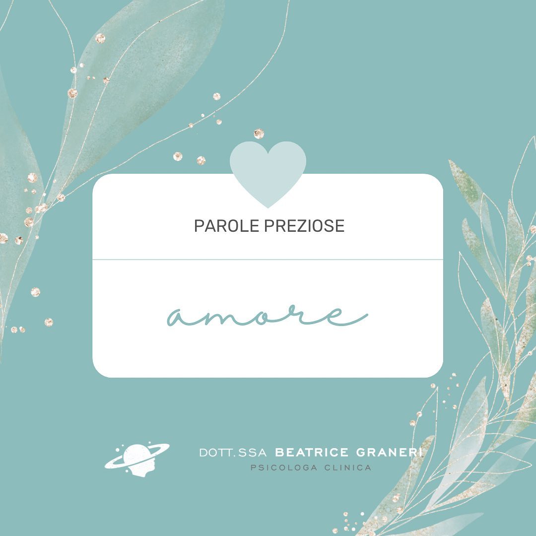 ✨Parole preziose - “Amore”✨
Se ti è piaciuto il post lascia un ❤️ o un commento ⬇️
📞 +39 3516552549
✉️ b.graneri@hotmail.it
🔍 www.beatricegraneri.com