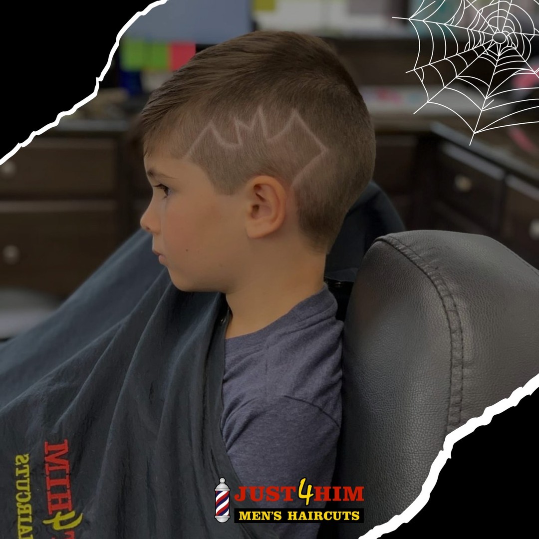 Get ready for the holidays at Just 4 Him Men's Haircuts! #spookyseason #just4himhaircuts