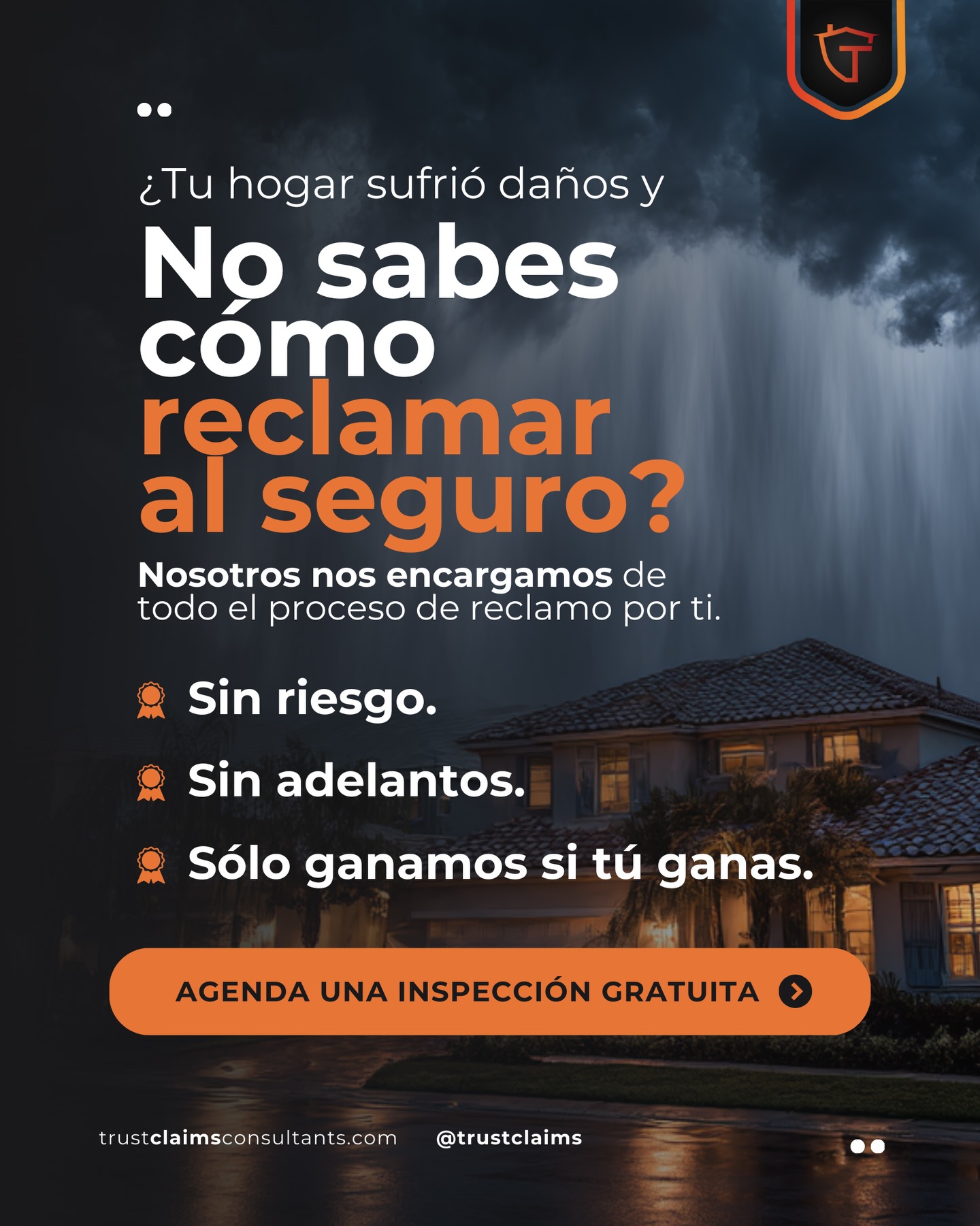 🫨 ¿Tu hogar sufrió daños y el proceso con el seguro parece un laberinto? 😵💫
No tienes que hacerlo solo 💪 En Trust Claims Consultants nos encargamos de toda la gestión de principio a fin para que tú recuperes la tranquilidad (y el valor de los daños) 💸💰
✅ Sin riesgos: No pagas si no ganamos. ✅ Sin adelantos: Nuestro compromiso es con tu resultado. ✅ Inspección gratuita: Evaluamos los daños sin compromiso.
🔗 ¡Agenda tu inspección gratuita hoy mismo en el link de nuestra biografía!
#florida #orlando #miami #tampa #fl
