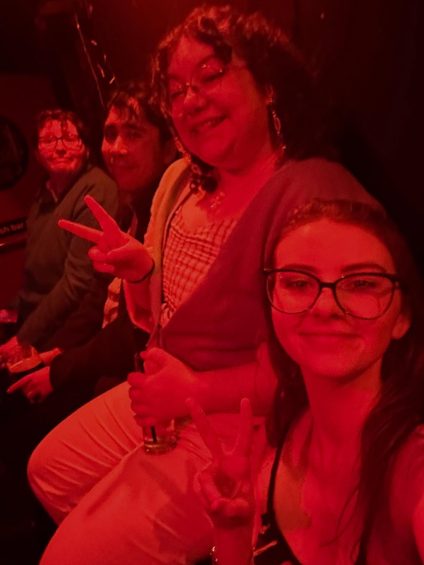 On Monday night, I competed in my first ever slam!! 🙈 Thank you so much to @candlelightopenmic and @rossdmcfarlanepoetry for the opportunity to compete ❤️ Was such a lovely night with so many incredible performers!
Massive congratulations to @tsangman93 for his first place win!! 🏅 And huge congratulations to @simplythebethpoetry and @drewgillcreate for coming second and third!
Swipe to the end for a photo of @dogtorcoco enjoying the performances 🐾
#imagedescription - Photos of Georgia and other performers competing in a poetry slam.