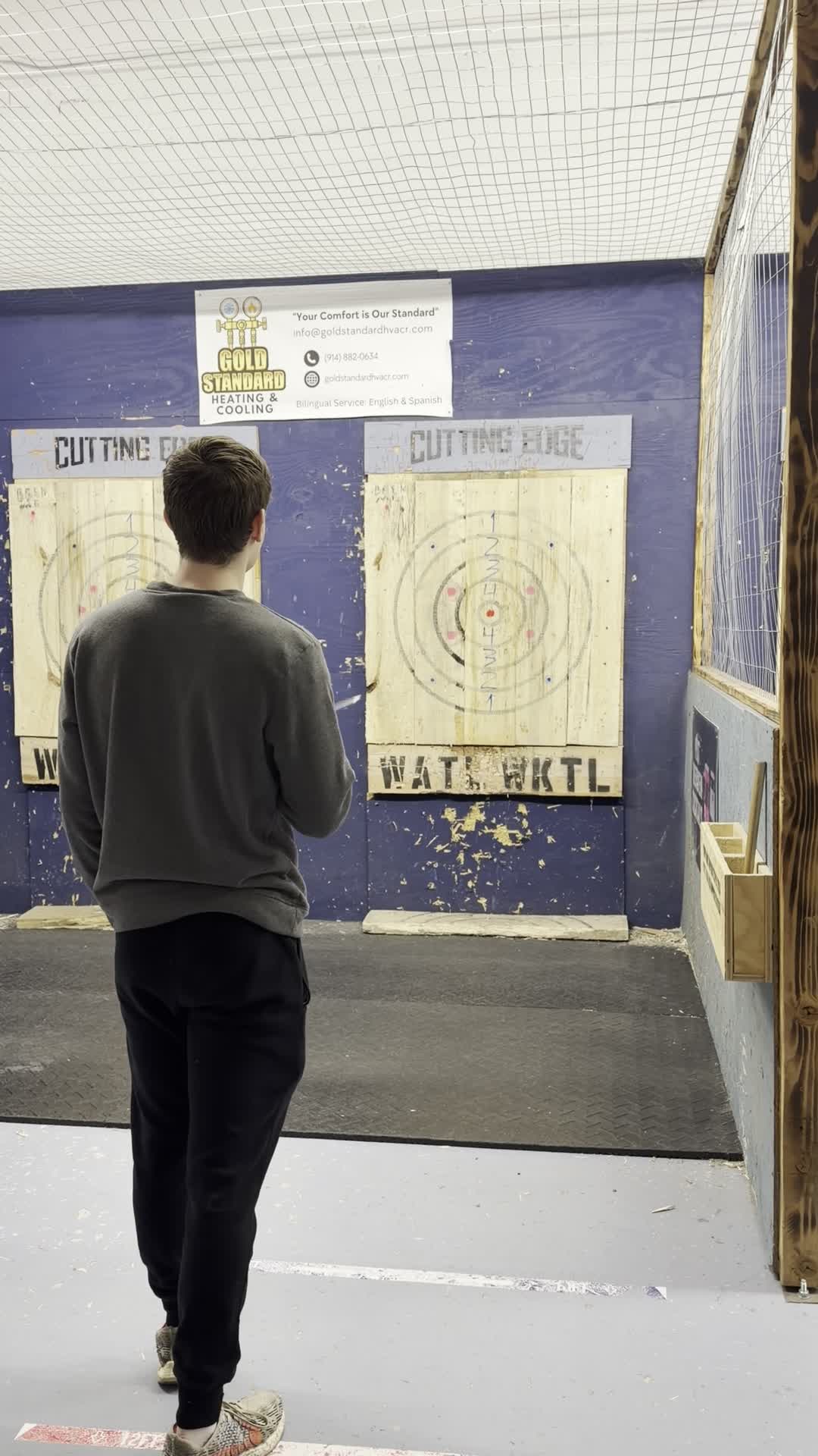 At Cutting Edge Axe Throwing, even the breakdowns have rhythm 😎🕺🔪
Come for the lessons, stay for the laughs.
#trysomethingnew #knifethrowing #axethrowing #stamfordbusiness #funwithfriends #familyactivities
#thingstodoct #breakdance