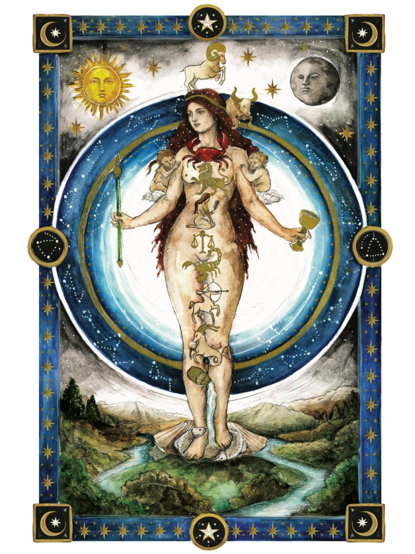 💫 Homo Signorum 💫. Bientôt sur mon shop Etsy, mais surtout Offert à tous les soutiens du Tarot Originel 🫶❤️ on est une belle team 🫶 #astrology #astral #illustration