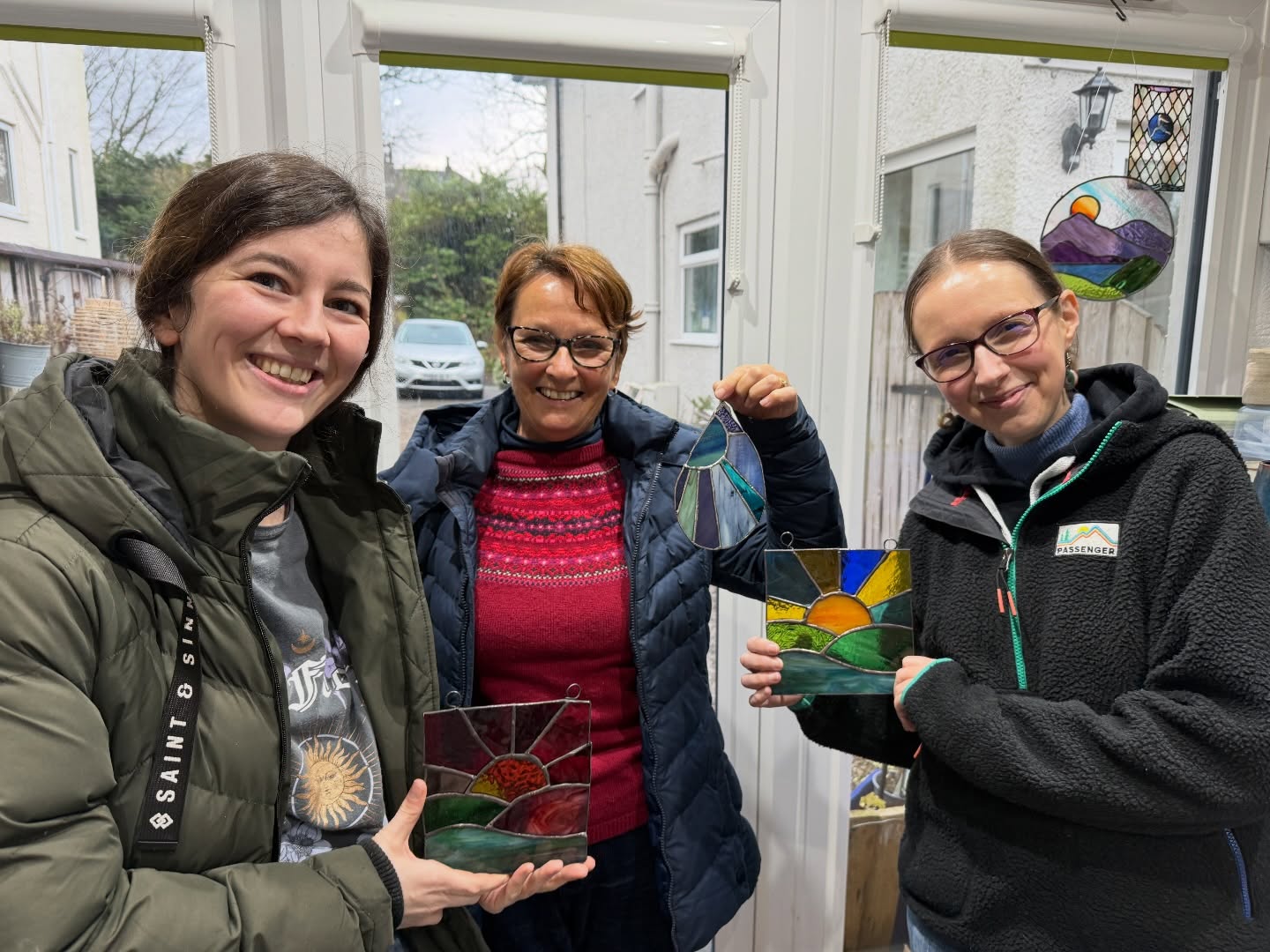 STUDENT SHOWCASE! šØš Look at what was created in just one day! āØāļø
Huge shoutout to yesterdayās students at our āIntroduction to Stained Glassā workshop. From first-time glass cutting to those final solder lines, these three absolutely smashed it. Swipe to see their incredible finished pieces! ā”ļø
Want to try your hand using the art of light to create something wonderful for your home?
Our next intro session on 25th April is almost full, but we have JUST 2 SPACES LEFT.
Tap the link in our bio to grab one before theyāre gone! š or go to https://www.northlakesstainedglass.co.uk/booking-calendar/stained-glass-foundations-introduction-create-a-garden-trellis-lanterns-or-panels
#NorthLakesStainedGlass #StainedGlassWorkshop #KeswickLife #CumbriaCreatives #LearnACraft LakeDistrict MakersMill