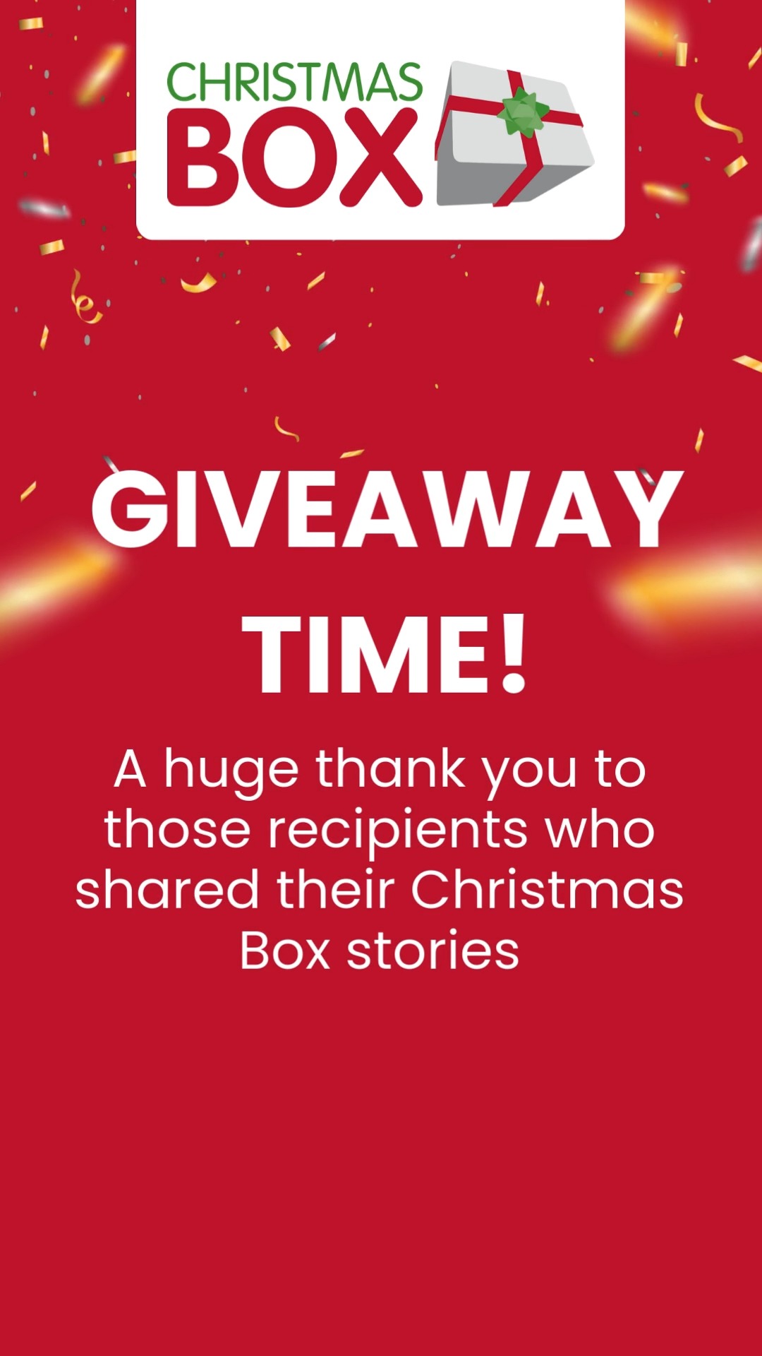 🎉 Congratulations to Georgina!
Your story about receiving a Christmas Box has won you a $500 grocery voucher — thank you for taking the time to share your experience with us. 🛒✨
And a huge shout‑out to everyone who submitted their stories this year. Your voices help us understand the real impact Christmas Box has in our communities, and we’re so grateful for your openness and heart. ❤️🎁
We love hearing your stories — they inspire us to keep going, growing, and giving. 🙌✨