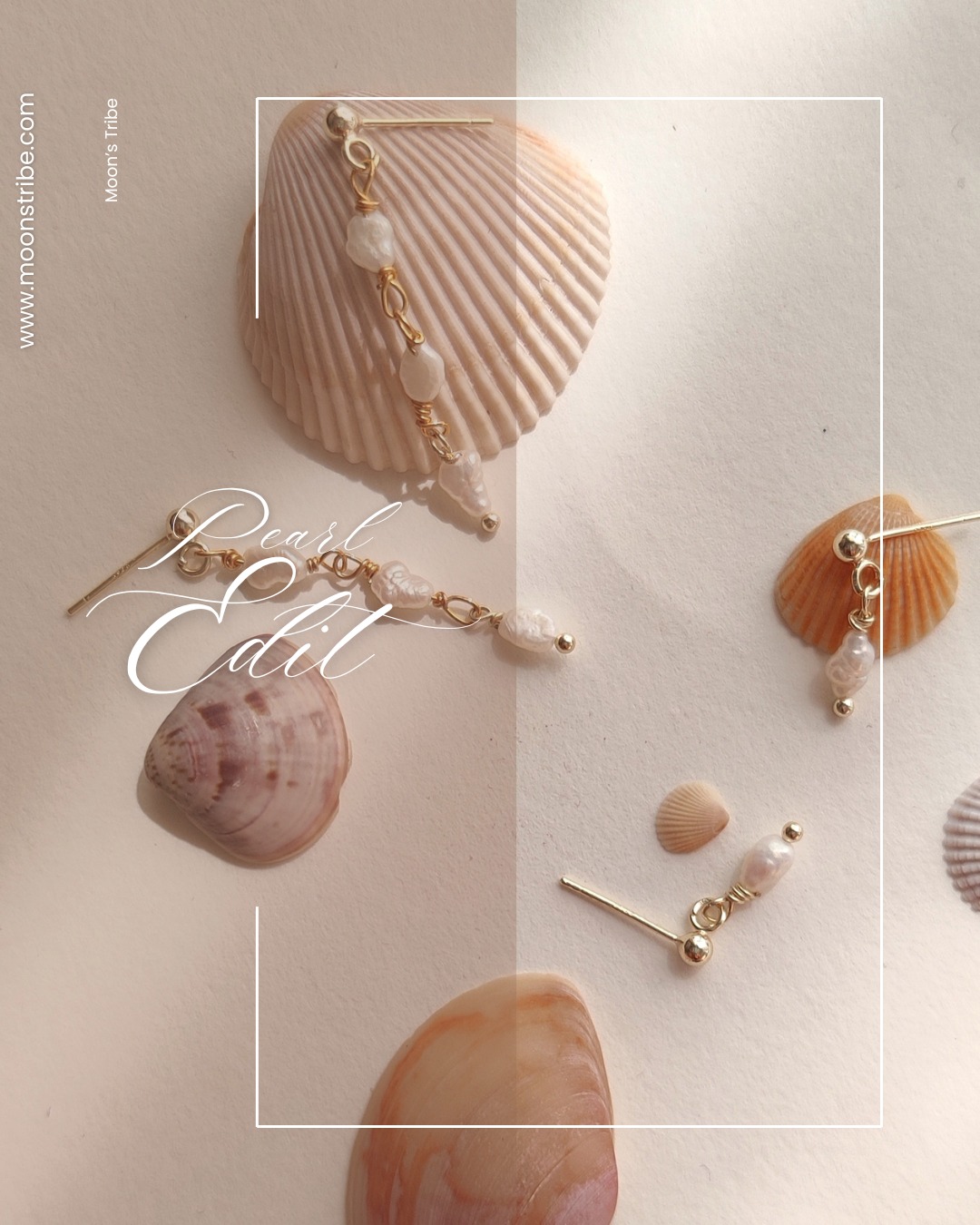June Birthstone "Pearls" are here. Pearls work on your Crown Chakra and Sacral Chakra to restore emotional balance, mental peace and creativity.
Buy Handmade Pearl earrings by Moon's Tribe