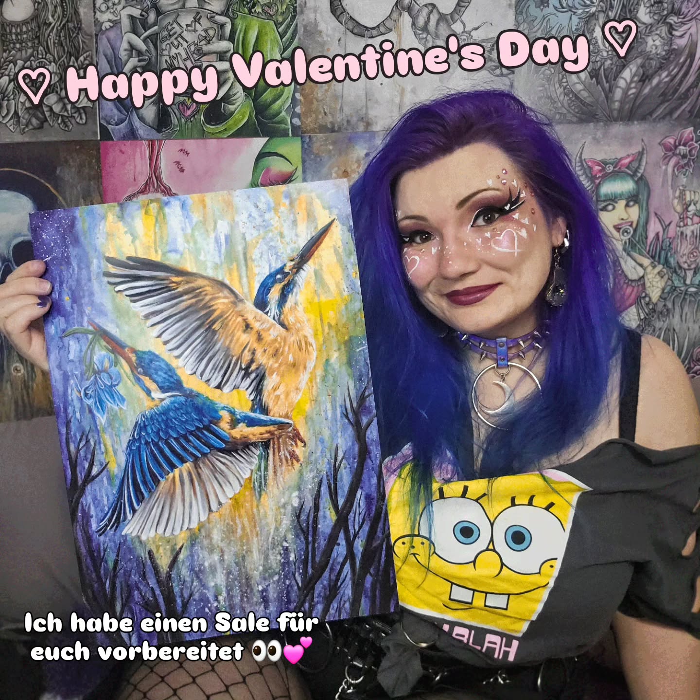 Valentine's Day Sale 💕
Bis Dienstag ist so ziemlich alles, was ich an Kunst zu bieten habe reduziert und zu jeder Bestellung gibt es wieder ein kleines Extra als Danke für euren Support! 🥺
Teilen, Liken, aus dem Fenster schreien wäre mir eine große Hilfe. 🫶🏻
#smallartist #supportart #supporthumanartists #noai #darkart
Kunstdrucke • Sticker • Buttons • Originalkunstwerke • Traditionalart • creepy cute