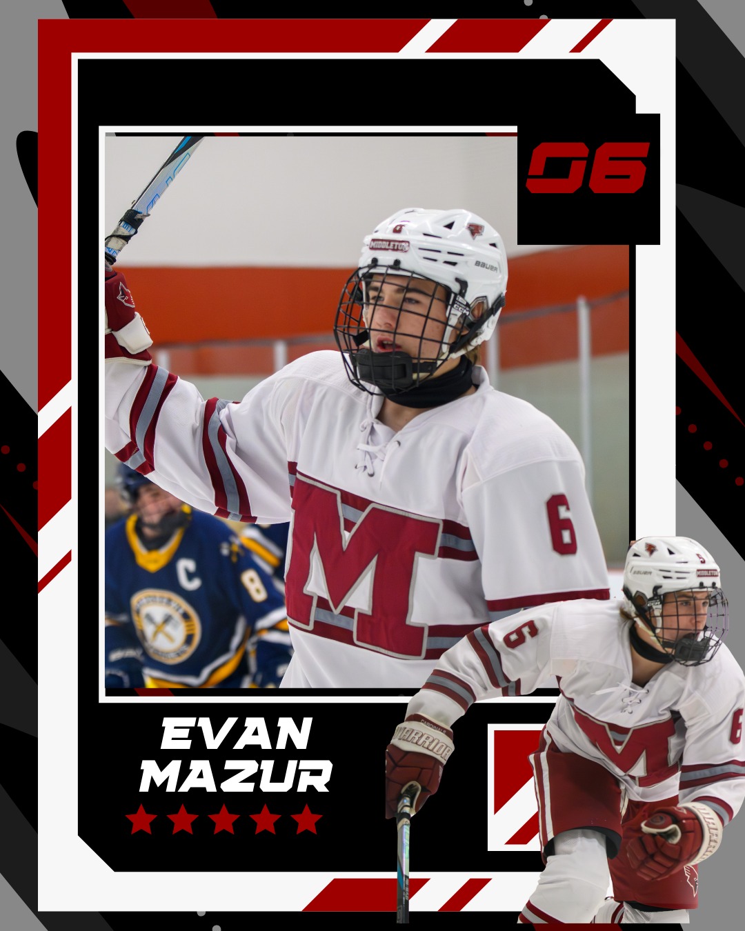 Getting playoff ready! Meet your MHS Boys Varsity Hockey Team.
Next game Tuesday @ Legacy20 Arena, Middleton!