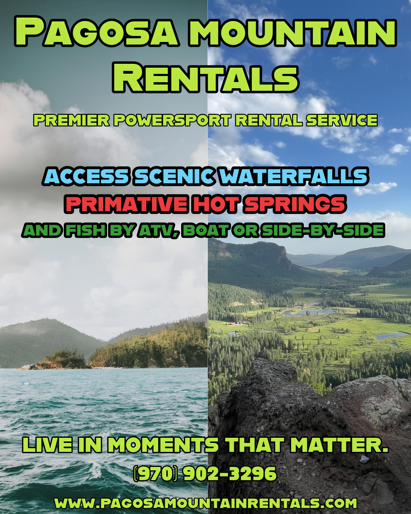 Experience the thrill of a lifetime with our top-notch ATVs, Side-by-Sides, and boat. Whether you’re craving an off-road adrenaline rush or a serene day on the water, we’ve got you covered. Book now and make your next outdoor escapade unforgettable! #pagosasprings #pagosa #ridepagosa #colorado #polaris #polarissportsman #canam #canammaverick #basstracker #basstrackergrizzly #sidebyside #offroad #photography #pagosaspringsresort #boat #boatlife #fishing #fishinglife #fishingtrip #pagosamountainrentals #adventure #outdoorliving #outdoors