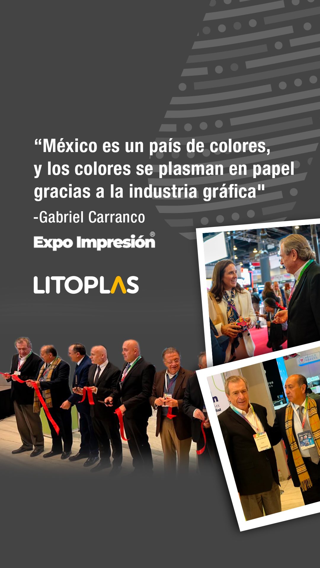 Gracias por la invitación a la inauguración de Expo Impresión, un punto de encuentro para líderes e innovaciones de la industria gráfica ✨ @expo_impresion_mexico
Presentes en el evento nuestro Director General, José Luis Bezaury y nuestra Subdirectora General, María Eugenia Arn 🙌
📍 WTC CDMX
📅 5 al 7 de febrero
🔗 https://expoimpresion.com
#ExpoImpresión #ExpoImpresión2026 #packaging IndustriaGráfica #Innovación #líderes