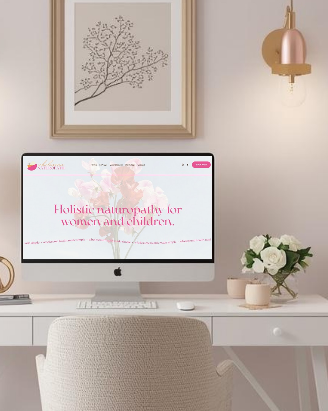 The brief? Feminine, friendly, pink (LOTS of pink 😆), approachable and professional.
It has been our absolute pleasure to work with one of the kindest souls, Steph from @wholesomenaturopath 🌸
We had fun helping with:
• Logo design and business branding
• Squarespace website design and development
• Cliniko booking system integration
• Digital marketing
• Email marketing pop up
• Email marketing design and flow
Thank you, Steph, for letting us be a part of your business journey. We loved bringing your vision to life💫