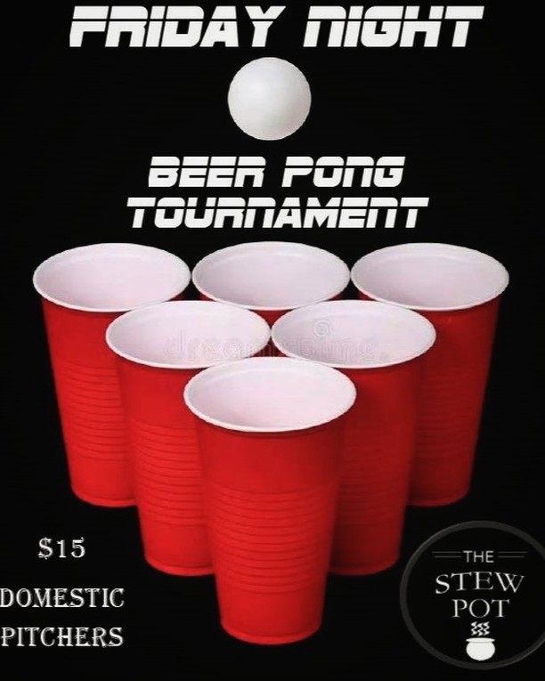 @lancelance_revolution is hosting a Beer Pong tournament on Friday Night. Drink Specials all night! $10 per team
