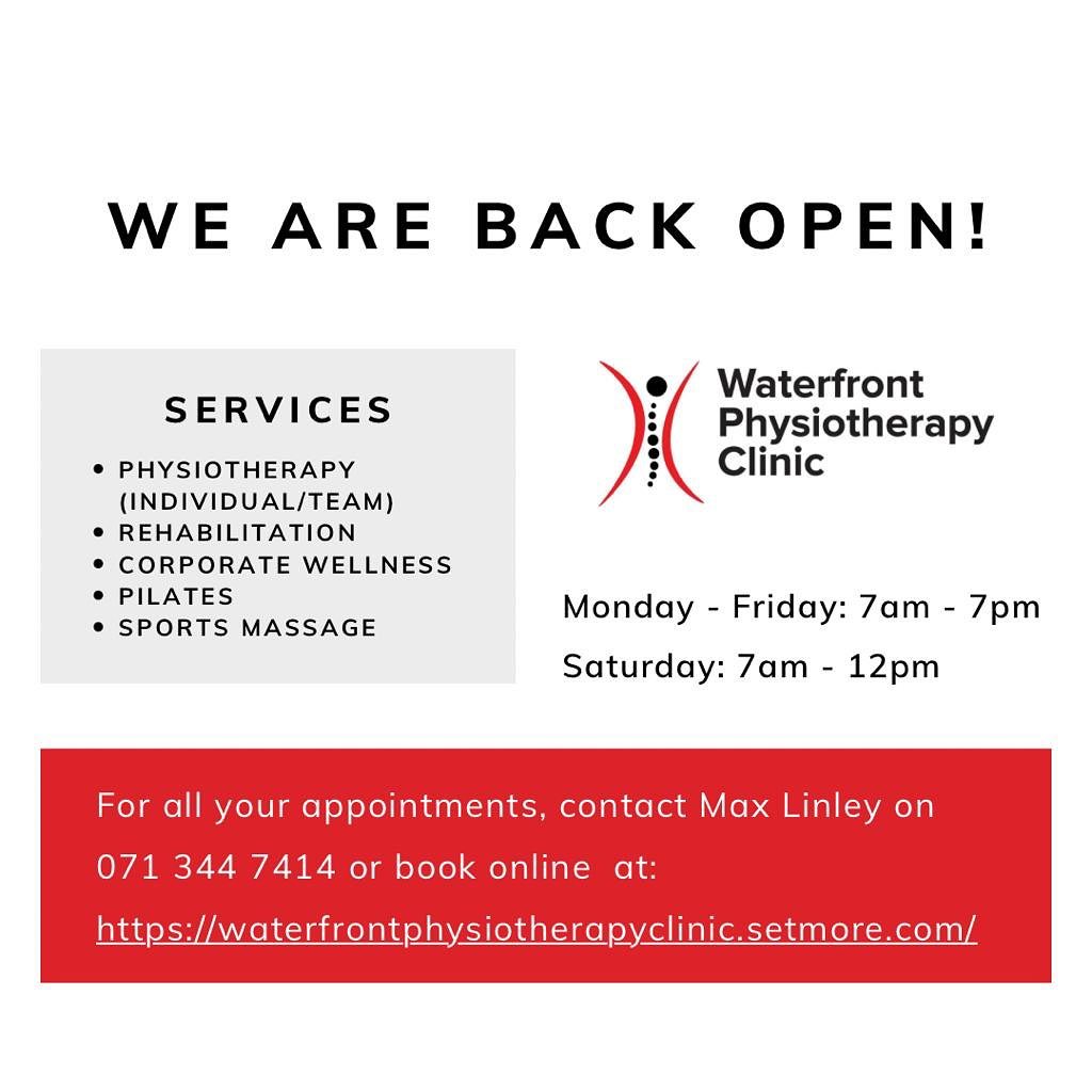 We are open! Max is back from his travels and ready to get you back to tip top shape.
Ken will also be back in no time!