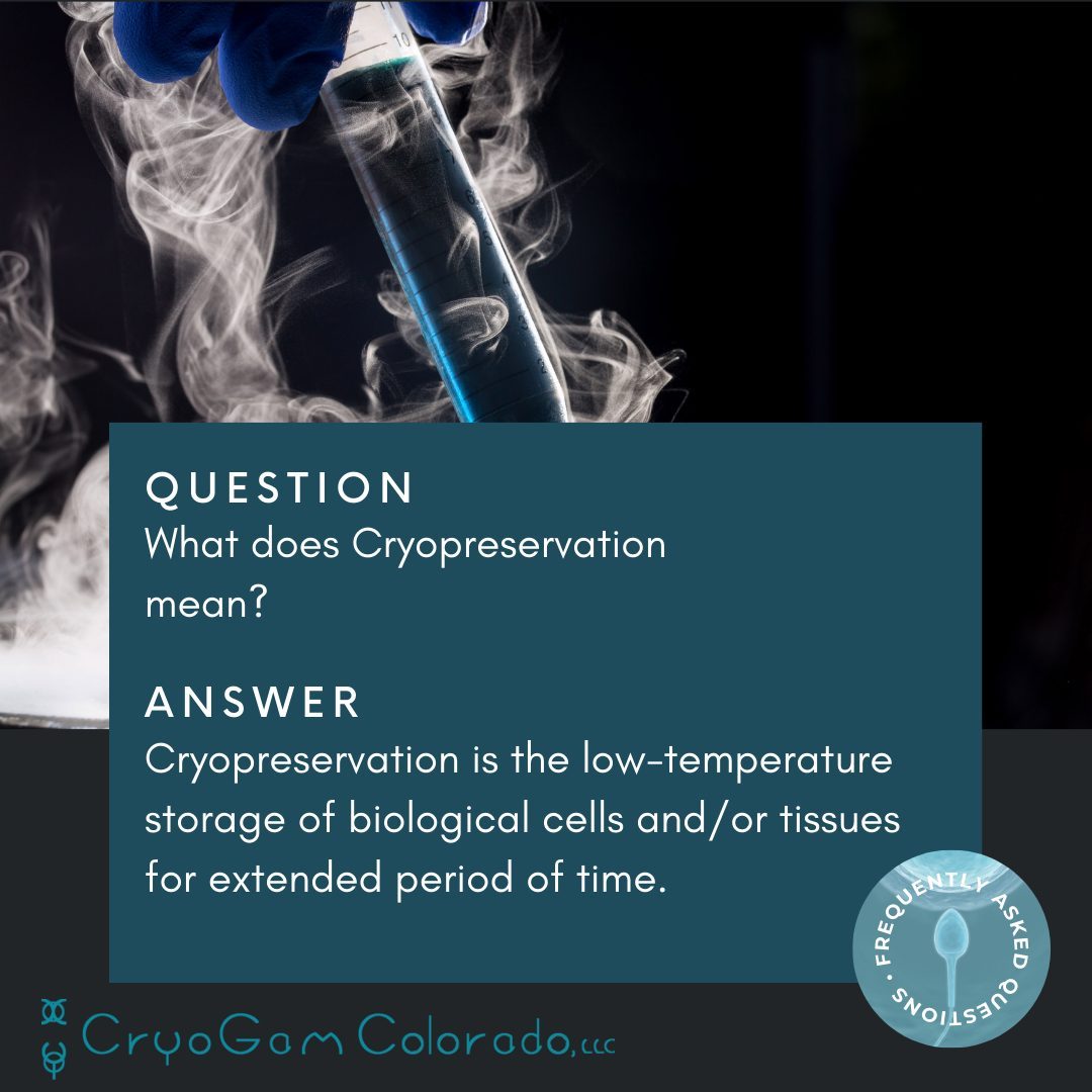 Cryopreservation utilizes liquid Nitrogen as both the refrigerant and storage medium!