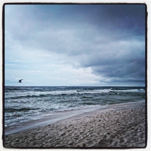 Storms at the beach are awesome.
