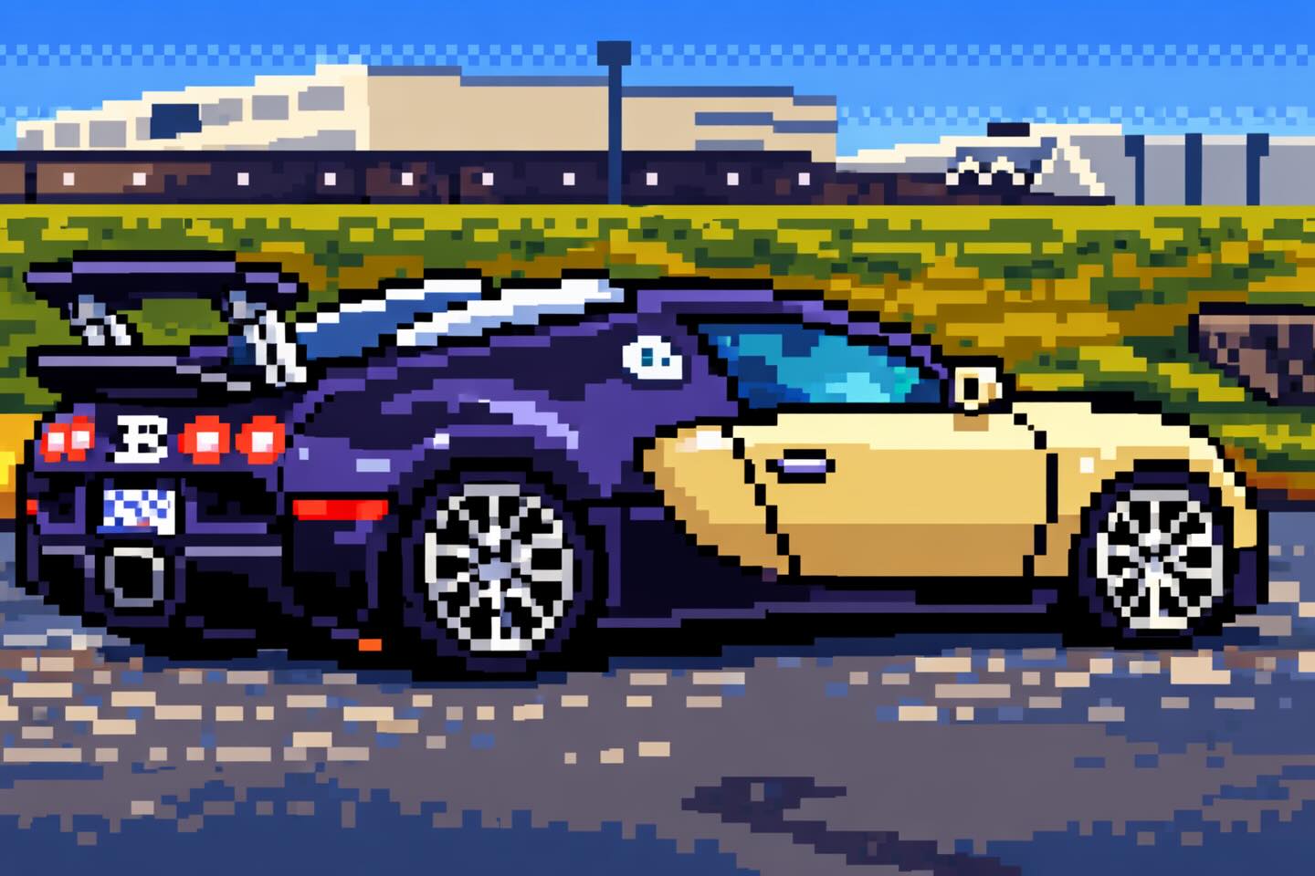I don’t know why this image makes me so happy…
#bugatti #veyron #pixelart #srautogroup