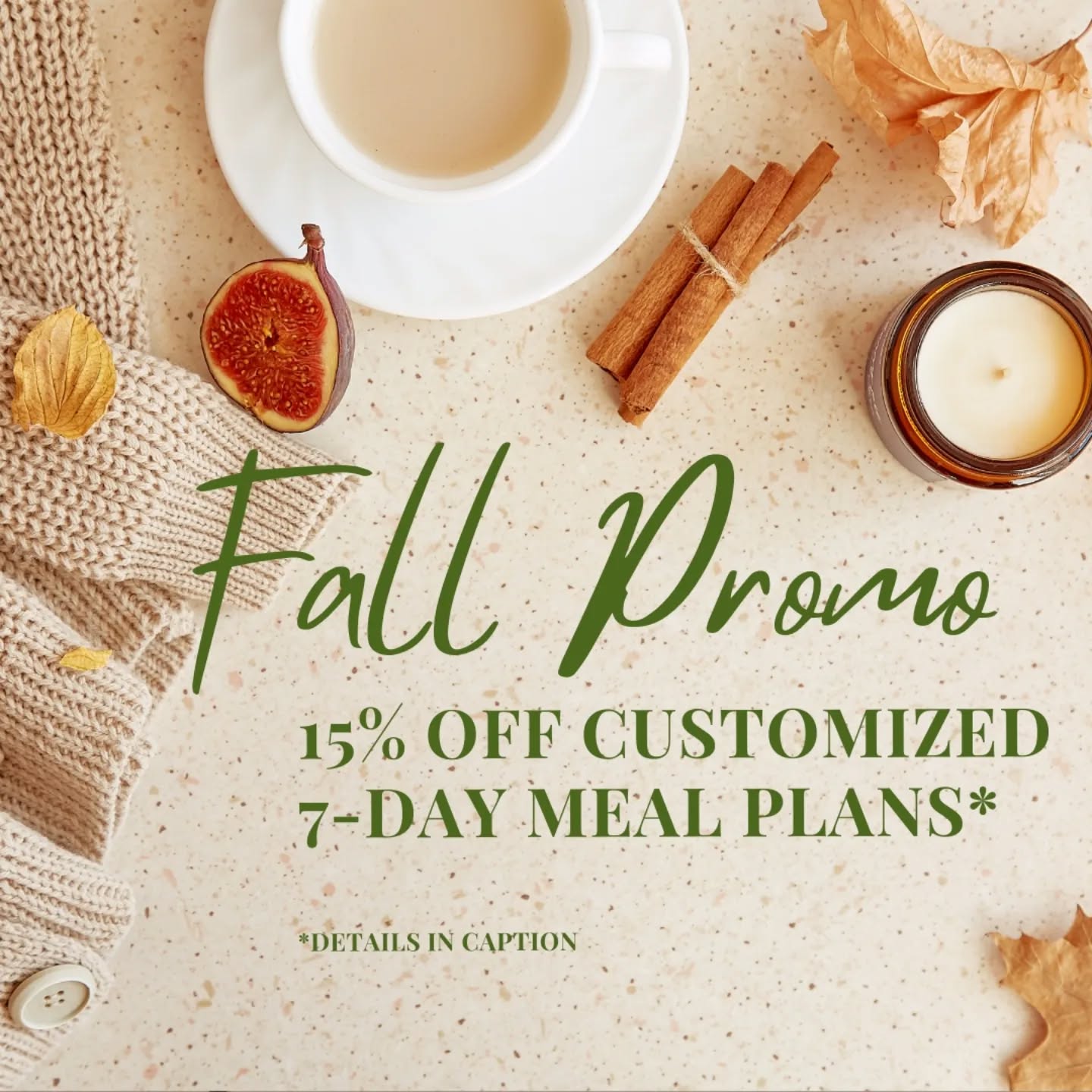 Are you stuck in a meal rut, cycling through the same 5 meals each week, or do you run out of inspiration mid-week and end up ordering takeout? How would it feel to have the meal planning done for you?
For the next month I’m offering 15% off my 7-day customized meal plans— 3 meals and 2 snacks per day, including recipes and a grocery list—adapted to your family's busy fall schedules and likes/dislikes. The meals and snacks are nutritionally balanced, family-friendly, and easy to prepare using seasonal ingredients.
To redeem, go to my website (link in bio) and use promo code FALL.
(Offer valid until November 30, 2024)