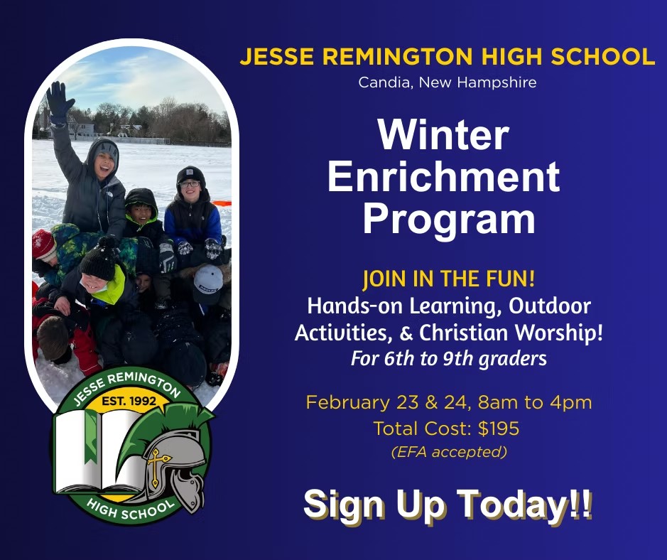 Our Winter Enrichment Program gives students (6th-9th grade) the chance to explore new interests, build real-world skills, and grow academically and personally outside the traditional classroom.
From hands-on experiences to creative and leadership-focused opportunities, this program is all about curiosity, confidence, and connection.
📅 Limited spots available
🔗 Learn more and register here: https://www.jrhs.org/winter-enrichment-program
