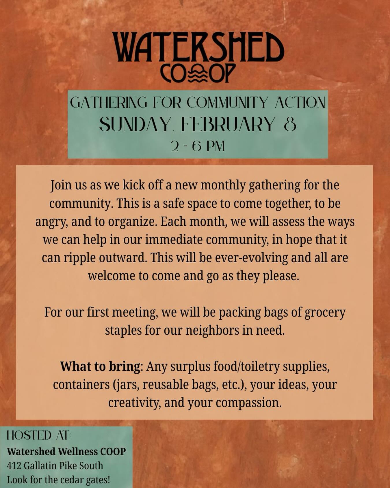 Come as you are. 🕯️
SUNDAY, Feb. 8 2-6pm
412 Gallatin Pike South Madison TN
**No registration required, but if you would like to reach out ahead of time for any reason please DM us! We are here.