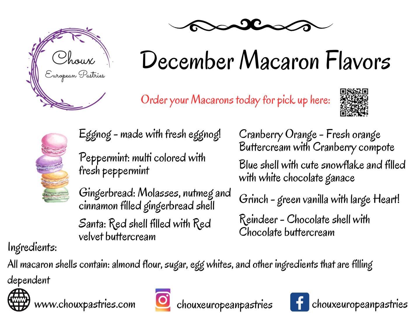 Order your holiday macarons today!
