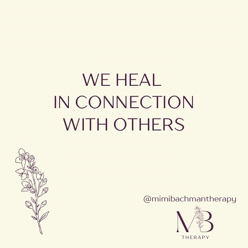 Here is your reminder that you don’t need to “go away until you’re better” or cut off relationships in order to heal. In fact, this can sometimes lead to isolation and a decline in mental health👇
.
.
Healing does not look like:
🚫 becoming something different or “better” and only *then* being worthy of love.
🚫 never experiencing rupture and discomfort in your relationships.
.
Healing is:
✅ showing up imperfectly and knowing you’re worthy of love now, as is.
✅ allowing yourself to be cared for when you make mistakes, and having capacity to repair with others when they feel hurt by your actions.
✅ making space for your feelings and experience, and sharing them with a trusted person if needed.
.
Yes, you might need space from certain people for a period of time. Some relationships might end. These things are true AND you need support as you navigate showing up in the world in new ways ❤️
.
🌿🌿Are you wanting more support from a trained therapist on your healing journey? I am accepting new clients in Kansas City and offer telehealth to Kansas and Missouri residents as well. Head to @mimibachmantherapy and set up a free intro call to learn more!
.
.
IMPORTANT NOTE: when I talk about feeling hurt or hurting others in relationships, I am not talking about tolerating or dismissing abusive behavior.
.
.
#therapyinkc #kansascitytherapists #kccrossroads #mentalhealthkansascity #nojudgmentjustsupport #yourenotalone