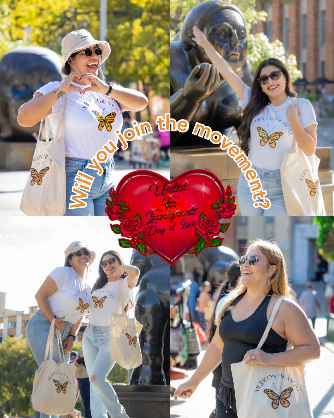 🧡TODAY ONLY 02.14.26♥️
Roses are red, violets are blue, MOTM wants to help our immigrant communities with YOU🧡✈️✨.
Aventureras, today MOTM joins @rizoscurls X @kidsofimmigrants and over 70+ businesses to do something beautiful and loving for our immigrant communities🧡.
TODAY MOTM PLEDGES TO DONATE 100% OF PROFITS MADE ON ONLINE MOTM MERCH SALES to organizations uplifting and fighting for our immigrant communities🫶🏻✨.
Now is the time to get that cute MOTM tee or tote bag made for any Aventura✈️✨, while also giving back to our immigrant communities (available for U.S. shipping only).
🧡✨WILL YOU BE A PART OF THIS MOVEMENT WITH US? #unitedforimmigrants
✨SHOP NOW: www.mujeronthemove.com
#MujerontheMove #DayofLove #community