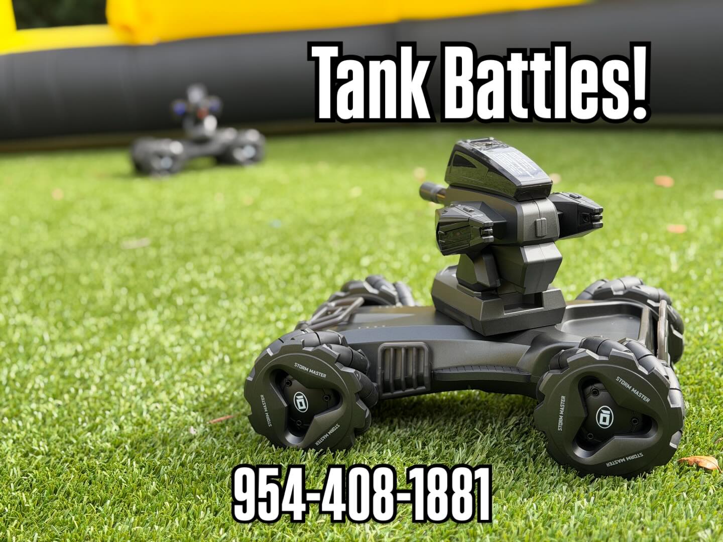 TANK battles! Fires virtual bullets. As tanks get hit they take on damage and lose functionality. Super fast fun! Great for parties and large groups can play. 1 vs 1 or 2 VS 2! Super fun! Call or text today 954-408-1881 #miamipartyrental #miamikids #miamiparty #fortlauderdale #fortlauderdalekids fortlauderdalekidsparty lasertag nerfwar westpalmbeach floridaentertainment florida bocaraton fiesta gaming gamingcommunity kidsparty delraybeach boyntonbeach parkland coralsprings weston southflorida partydecorations partyplanner partykids partystylist