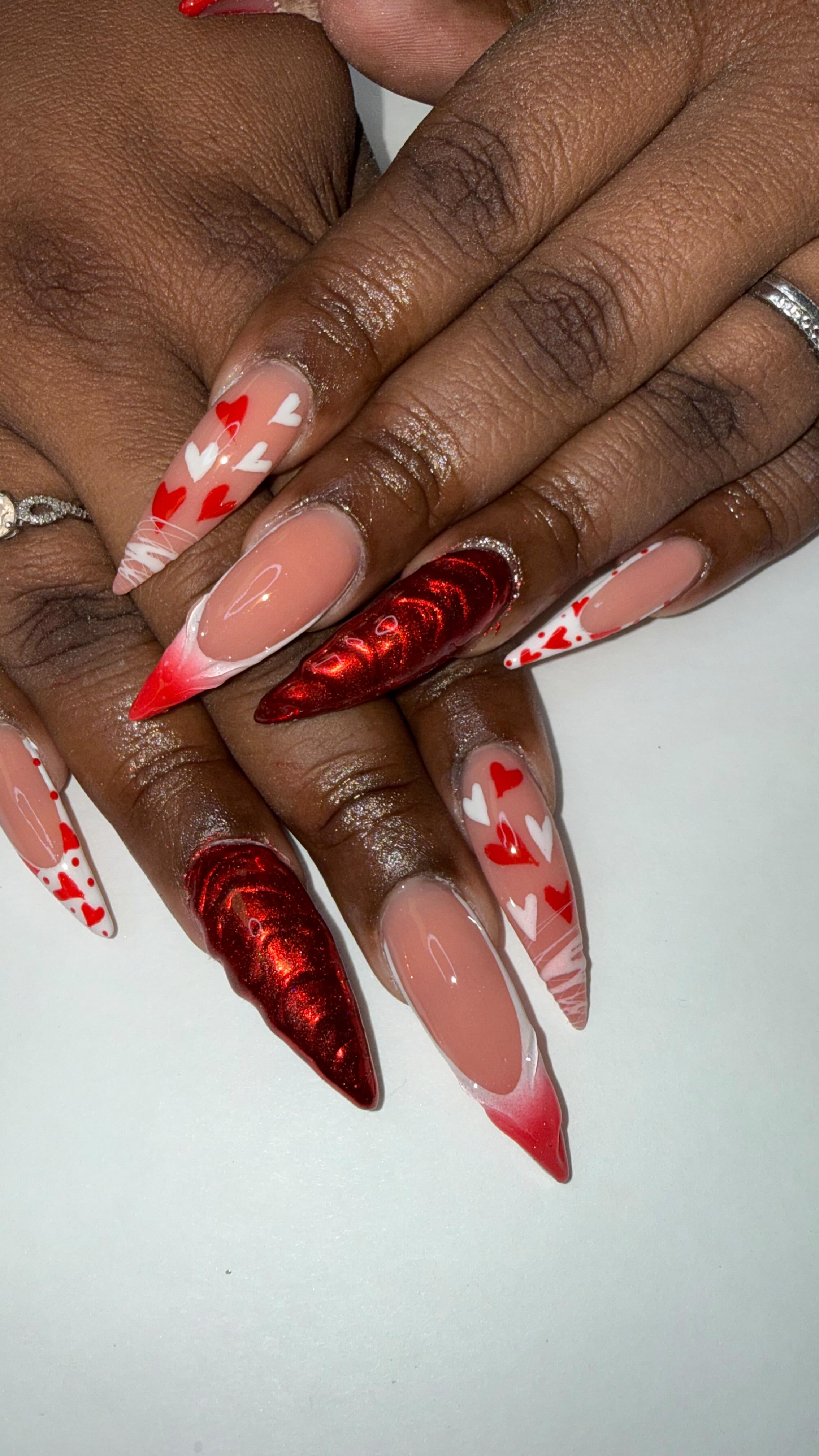 Wrong nudes 🤭🤞🏼😭🫶🏼 #nails #reels #indianapolis #midwest #nailtech