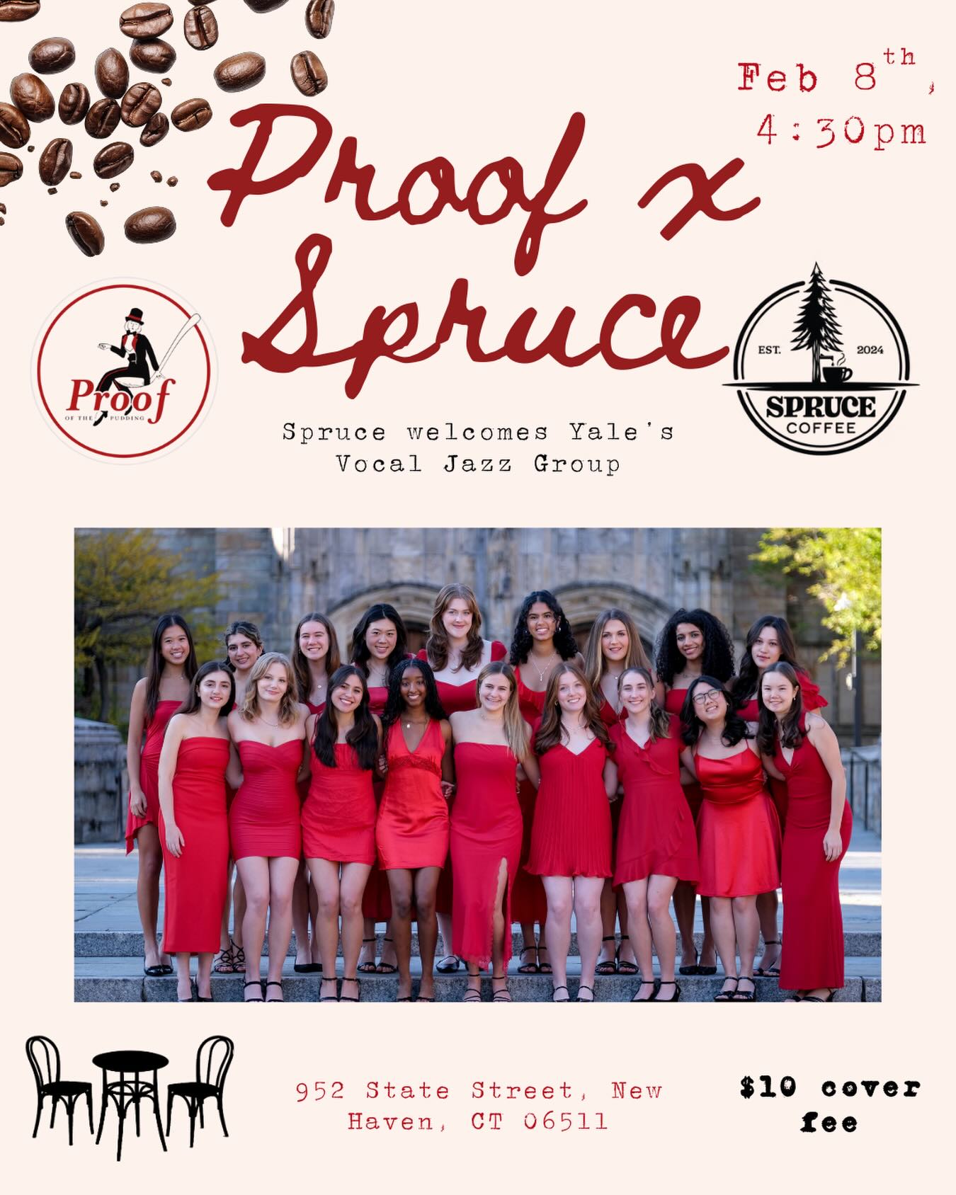 Come join us for some coffee and jazz on February 8 at 4:30pm!!