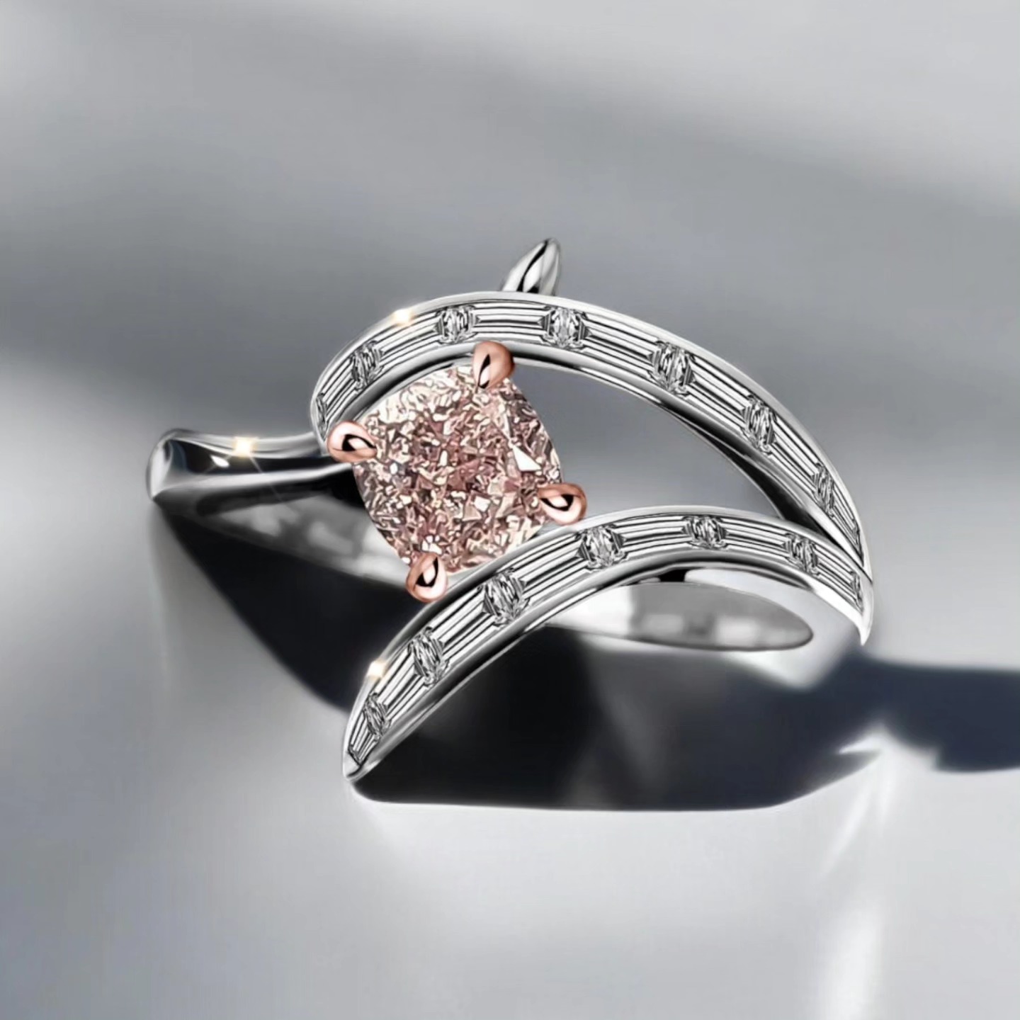 Modern
#pinkdiamond #highjewelry #baguettediamonds #gemsbypancis #oneofakindjewelry #handmadejewelry