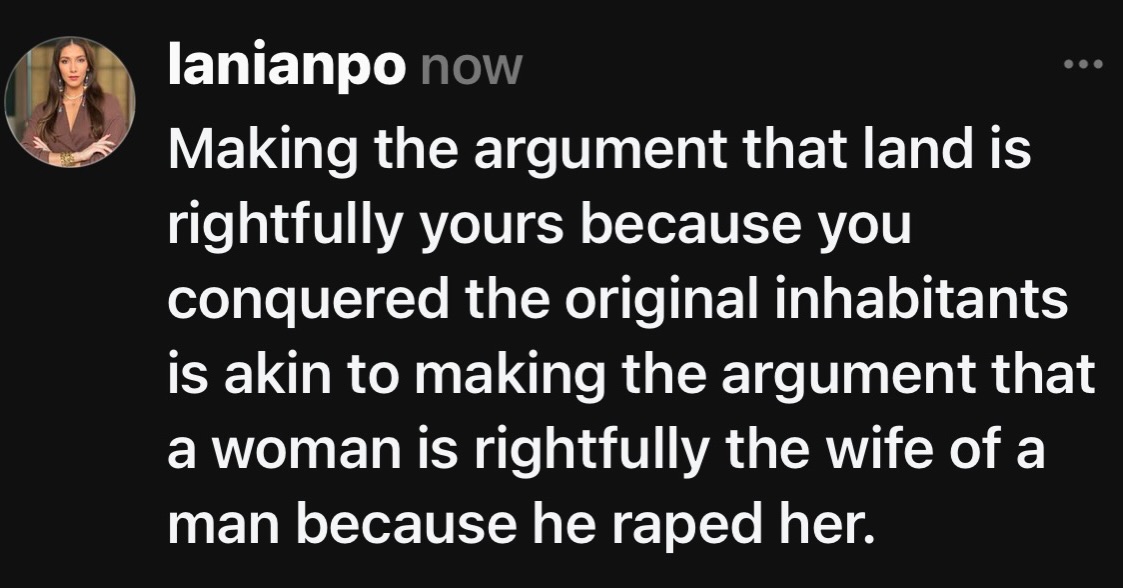 It’s really not the flex some of yall think it is…
not to mention the “we conquered you” narrative is rooted in historical negationism and distortion, not reality.