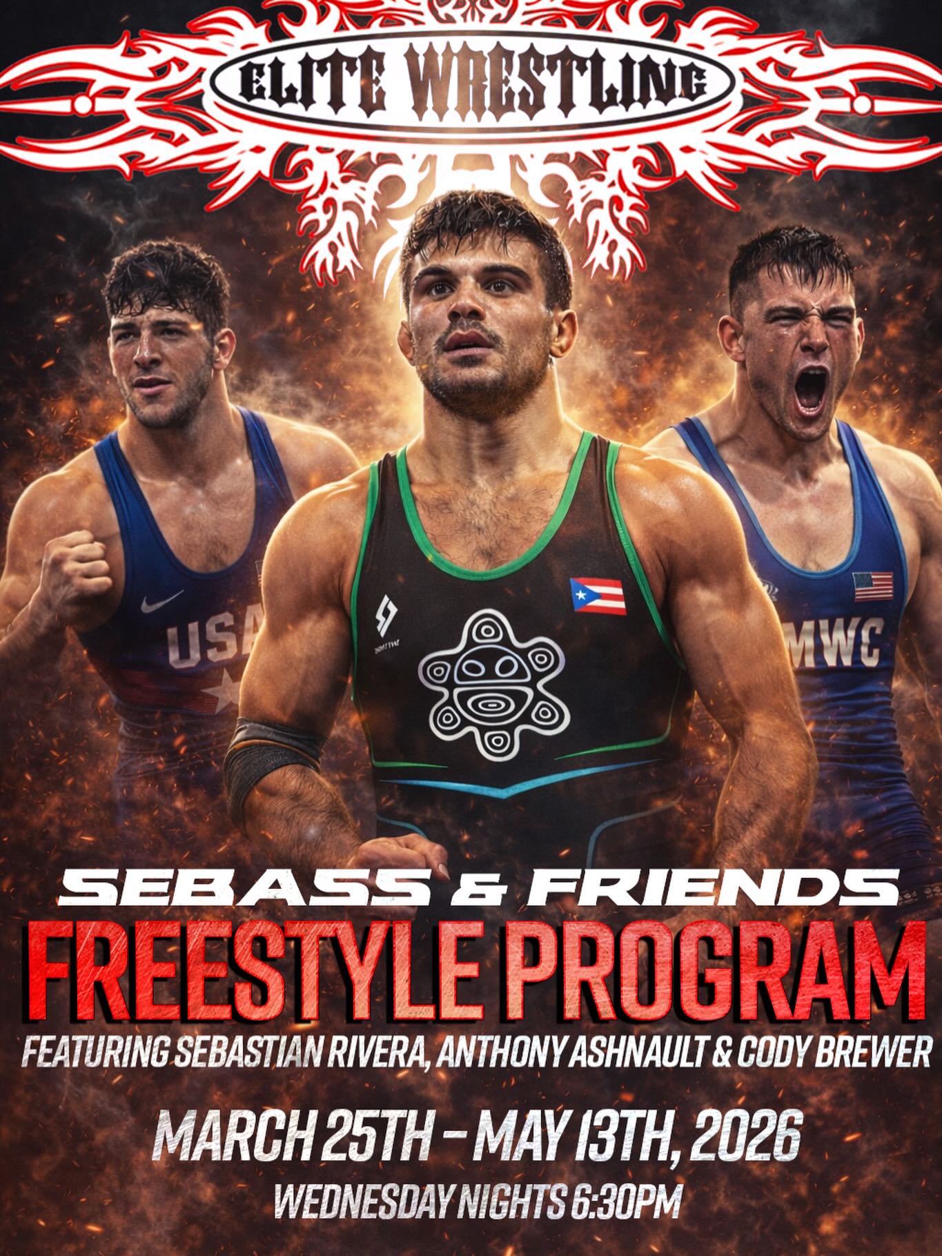 Sebass & Friends Freestyle Program starts week after NJ State Championships. Meeting weekly, Registration link in Profile. Classes led by proven Freestyle Champions. Sebastian Rivera, Anthony Ashnault, Cody Brewer and their Special Guests. Going to be great Freestyle Training, be sure to sign up at link in Profile or DM with questions