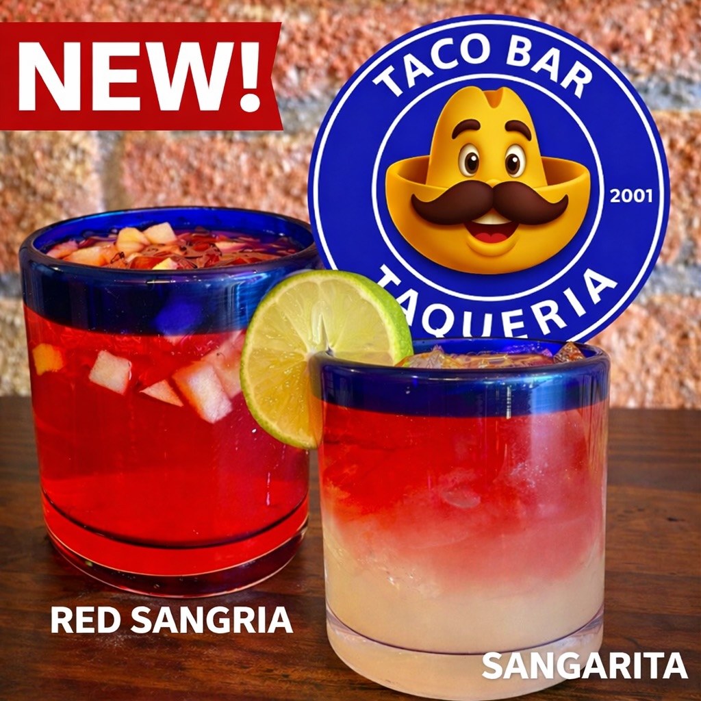 NEW 🚨
🍷 Red Sangria = fruity & refreshing
🍹 Sangarita = sangria + margarita = WOW 🤯
Tag your drinking buddy 👇 and tell us which one you’re ordering first!