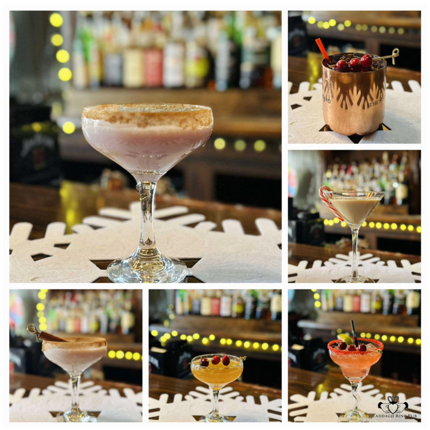 We now have Ube flavored Eggnog and Coquito, plus many more holiday-themed cocktails available. Come try one today!