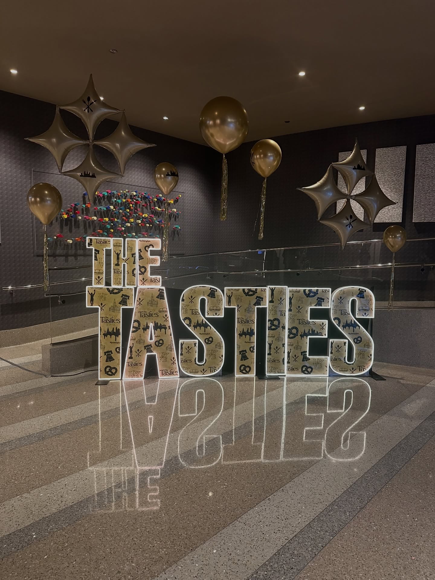 Philadelphia’s biggest night of food, The Tasties, deserved a statement and we did just that! 😎
We elevated our LED marquees with bespoke custom marquee inserts, featuring iconic Philly food favorites—hoagies, pretzels, and all the hometown classics. 🥨🌭
From sleek solid colors to bold patterns and fully custom artwork, our inserts transform marquees into a branded, high-end experience that truly stands out.
In addition to our marquees, we added some simple helium elements to bring in the luxury theme. 🎈
Your event deserves to be more than ordinary.
✨ Let’s make it SHINE.
🔗 Book us for your next event! - www.momentsbymax.com
.
.
.
#PhiladelphiaEvents #PhillyEvents #PhillyFood #PhiladelphiaEats #PhillyBalloons