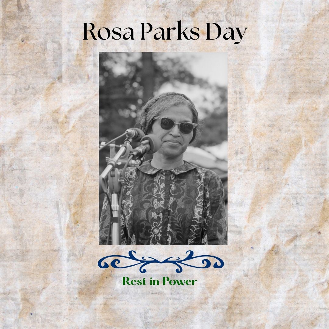 Today we honor Rosa Parks — born Feb 4, 1913 — whose quiet courage sparked a movement. May we carry her spirit in all acts of resistance, dignity, and justice. ✊🏾🖤 #RosaParks #CivilRights #LegacyOfCourage