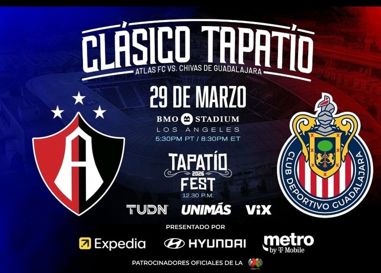 -Los Grandes De Mexico 🇲🇽
-⚽️ CHIVAS vs ATLAS⚽️
-CAMISA GRATIS PARA NIÑOS QUE PARTICIPENT!
-Edades para participar en el Hi 5. De 6 a 12 años.
-Banderas y Logo gigante 12 a 16 años.
-Todos necesitan comprar boleto conmigo para participar en las experiencias adultos y Niños.
-Los espacios para los niños se estan vendiendo demasiado rapido.
-$$$ section 106 Filas E F bien abajo son asientos asignados. Con butaca.
-Minimum 3 paid tickets per kid including the kid ticket.
-Section 106 Chivas Fans.
-Section 124 Atlas fans.
PARA MAS INFO DM TEXT OR CALL (714)862-6798
