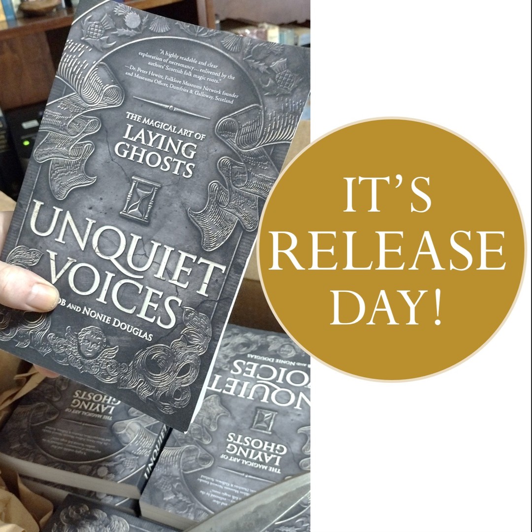 Release day for Unquiet Voices is finally here! If you preordered a copy, you should be receiving it soon. We hope you like it!
The final product looks great, thanks to the amazing team at @llewellynbooks. I'm really pleased with the overall look and feel of the book and the way the illustrations and diagrams turned out. #llewellyn #llewellynbooks#witchbooks #occultbooks #paranormalinvestigation #necromancy #paganisn#scottishpagan #esotericknowledge #folkmagic #museumnetwork #ghosthunters
#unquietvoices